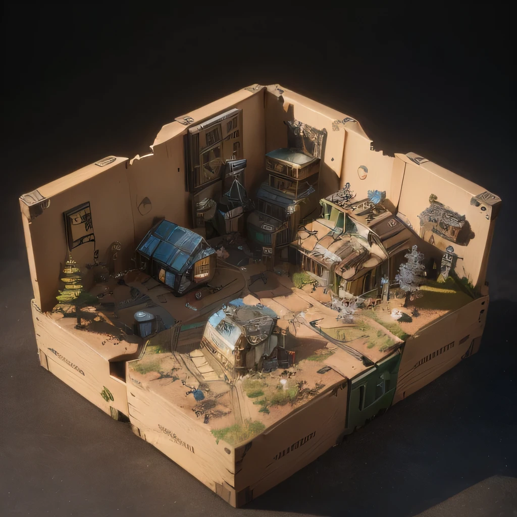 5598年Mars realistic model, (split ends, original photo, best quality, masterpiece:1.4),Steampunk Cyberpunk 6820 City,(CyberpunkMars light:1.3), Mars (related to land),(in a small nature box:1.3),Isometric, small nature, landscape on foundation,landscape,