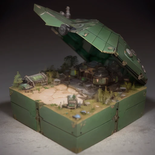 3598年Mars realistic model, (The hair ends are forked, original photo, best quality, masterpiece:1.4),Steampunk Cyberpunk 6820 Huangbicheng,(CyberpunkMars light:1.3), Mars (related to land),(in a small nature box:1.3),Isometric, small nature, landscape on foundation,landscape,