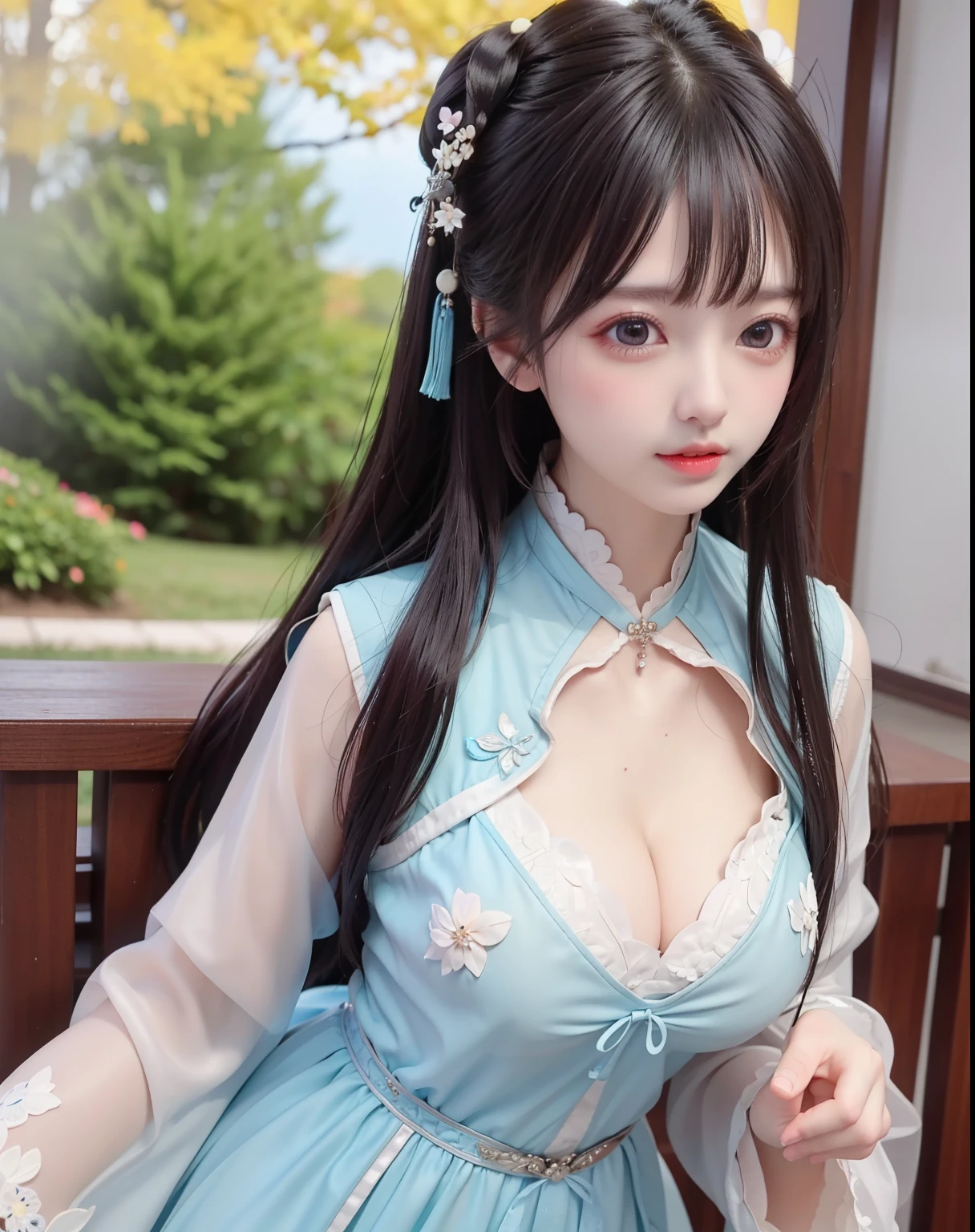  , masturbate , , Masterpiece, best quality, beautiful painted, highly detailed,(denoising:0.6),[splash ink],((ink refraction)), (beautiful detailed sky),moon,highly,detaild,(masterpiece, best quality, extremely detailed） CG unity 8k壁纸，杰作，最好的质量，超详细），（石蒜）. hanfu open v open Vs Thin silk lace dress , (huge ，cleavage),, white pink, blue ，best qualtiy，tmasterpiece，超高分辨率，（真实感：1.4），RAW photogr，（True skin texture：1.3），（filmgrain：1.3），（Selfie angle），1个Giant Breast Girl，Beautiful eye and face details，tmasterpiece，Best quality at best，，The chest more exposed，