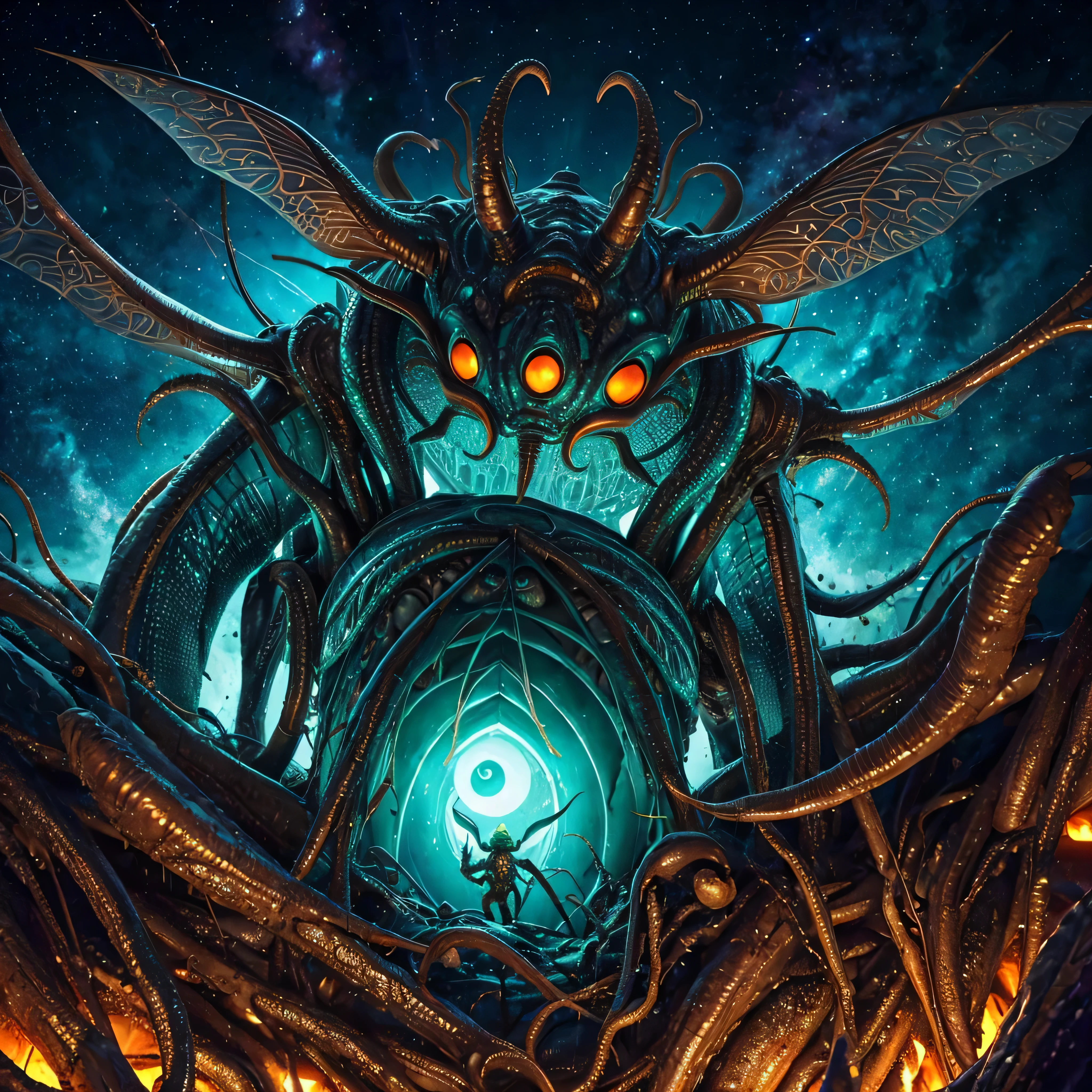 ｛New God｝｛and aliens｝｛Chemicals｝｛One demon｝｛frightened｝｛One demon々correct｝｛Beautiful shape｝｛an oil painting｝｛high resolution｝｛be destroyed｝｛Buddha｝｛rainbow meat｝｛Ultimate form｝｛Another dimension｝｛universe｝｛mystery｝masterpiece , best quality , super detailed｛Cthulhu Mythos｝｛welcome｝｛Mukai｝｛mucous membrane｝｛antenna｝｛insect｝｛nyalatopip｝｛high quality｝｛symmetry｝