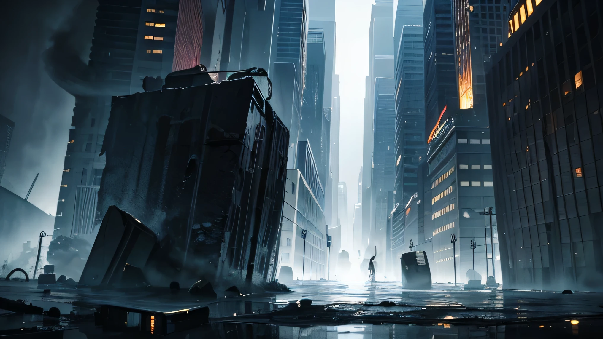O mundo mergulhou no caos. Cities that were once bright have been submerged in darkness.
