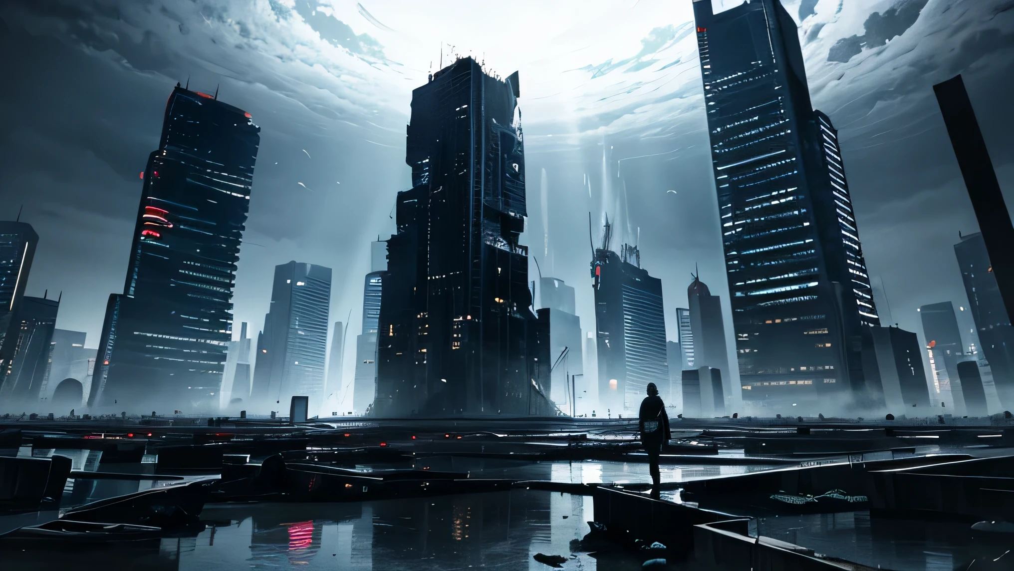 O mundo mergulhou no caos. Cities that were once bright have been submerged in darkness.