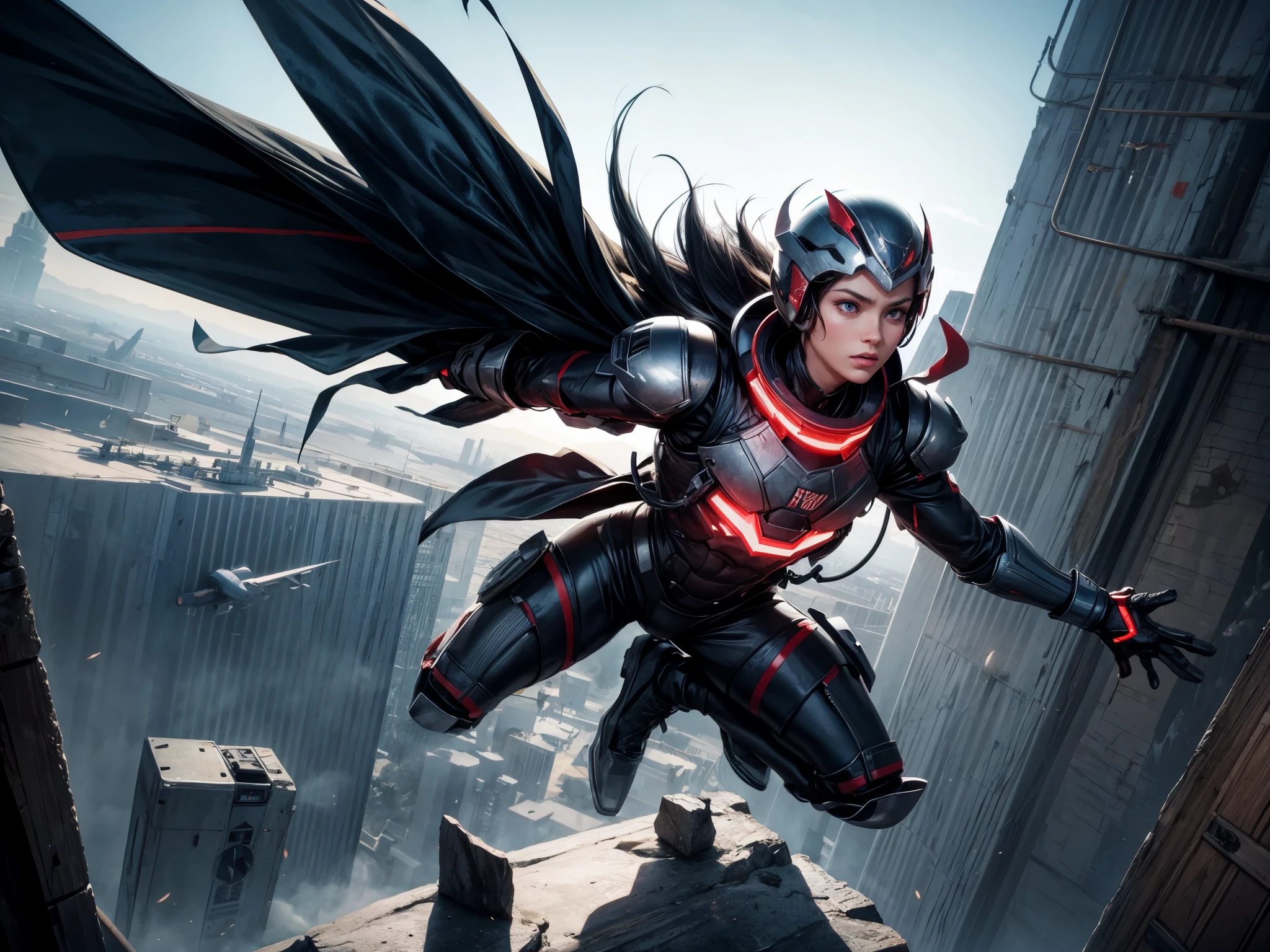 The prompt for the theme "Hero of Another World, flying over the future city" can be:

"hero, futuristic cityscape, flying hero, vibrant city lights, cinematic, detailed hero costume, breathtaking view below, high-rise buildings, advanced technology, neon signs, bustling streets, dynamic pose, dramatic skyline, epic superhero, unique vehicles, advanced architecture, endless skyscrapers, glowing energy, powerful aura, intense action, sci-fi, futuristic atmosphere, striking composition, awe-inspiring perspective, dramatic lighting, vibrant colors, dystopian landscape, fast-paced movement, superhuman abilities, urban metropolis"

Remember to follow the format requirements and add any necessary adjustments or improvements to the prompt. Feel free to include any additional details that you think would enhance the imagery.