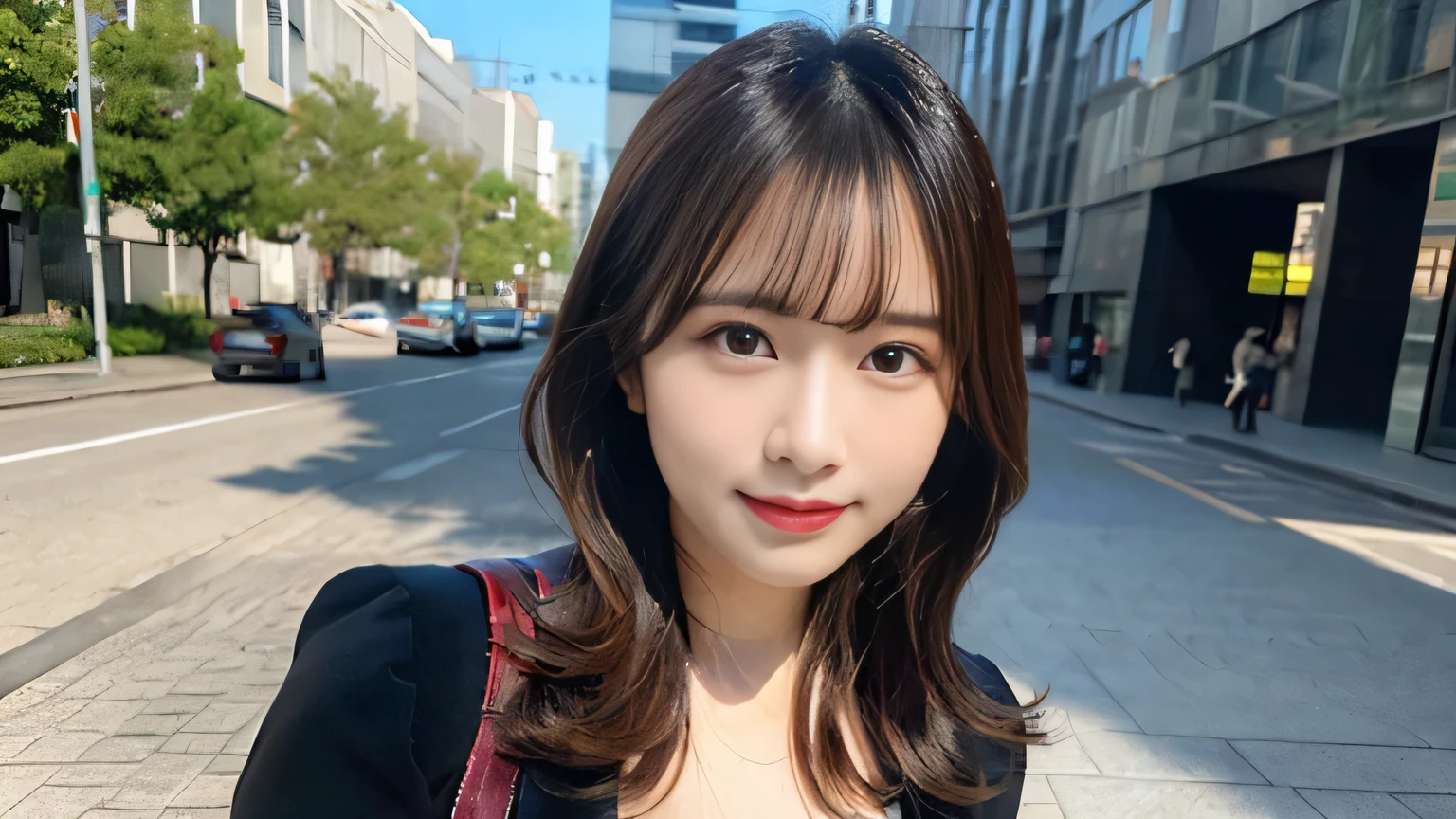 highest quality, table top, ultra high resolution, (Photoreal: 1.4), Front view, Half body, famous japanese actress, revealing clothing, very beautiful woman, cute, Cinematic 35mm lens, f/1 .8, Beautiful double eyes with equal left and right sides, 上Half bodyショット,smile