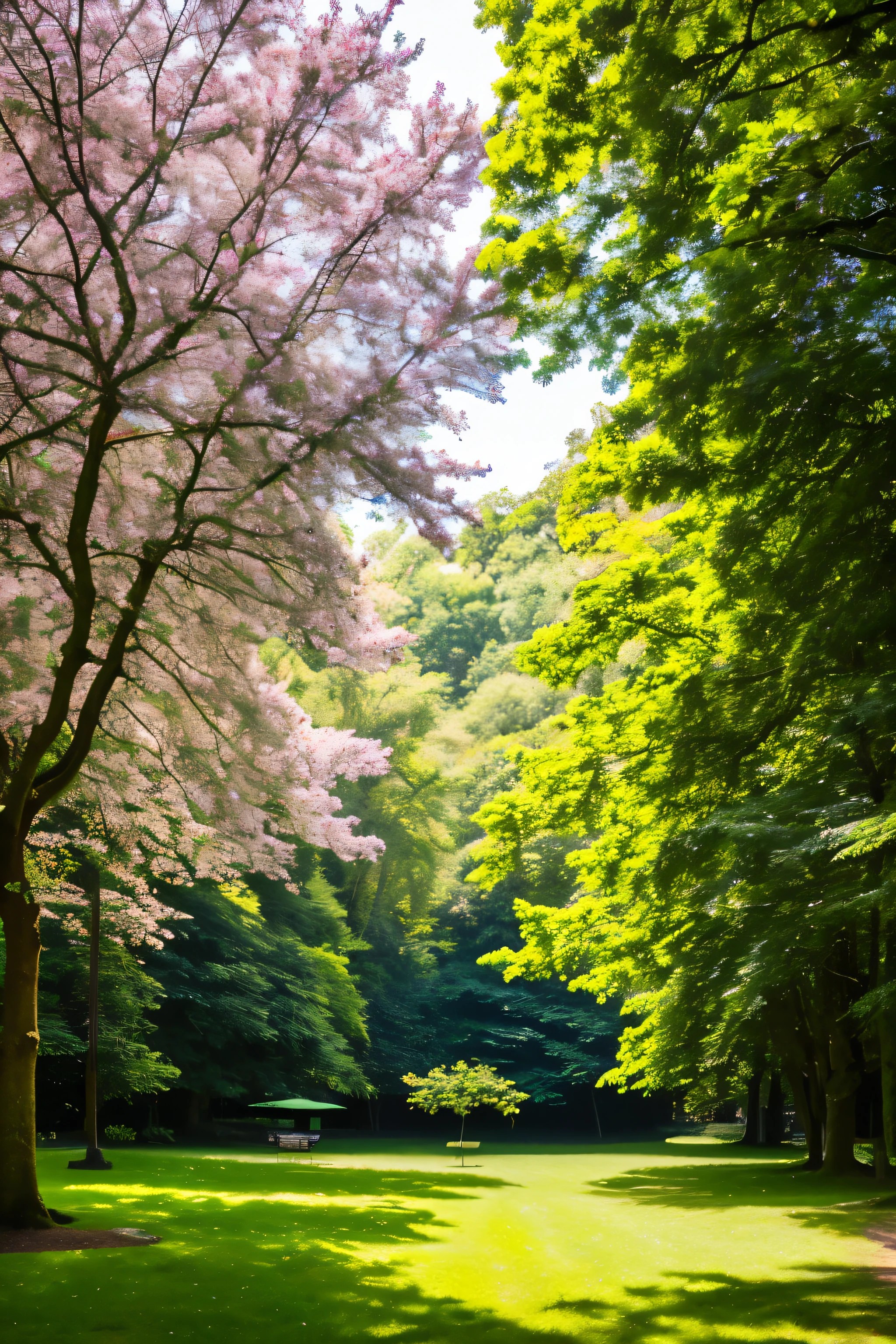 (best quality,highres,ultra-detailed,realistic),portrait,soft colors,lush greenery,sunlight filtering through trees,serene atmosphere,blurred background,subtle bokeh,natural elements,fresh air,peaceful surroundings,calm and soothing vibes,gentle breeze,mobile-friendly composition