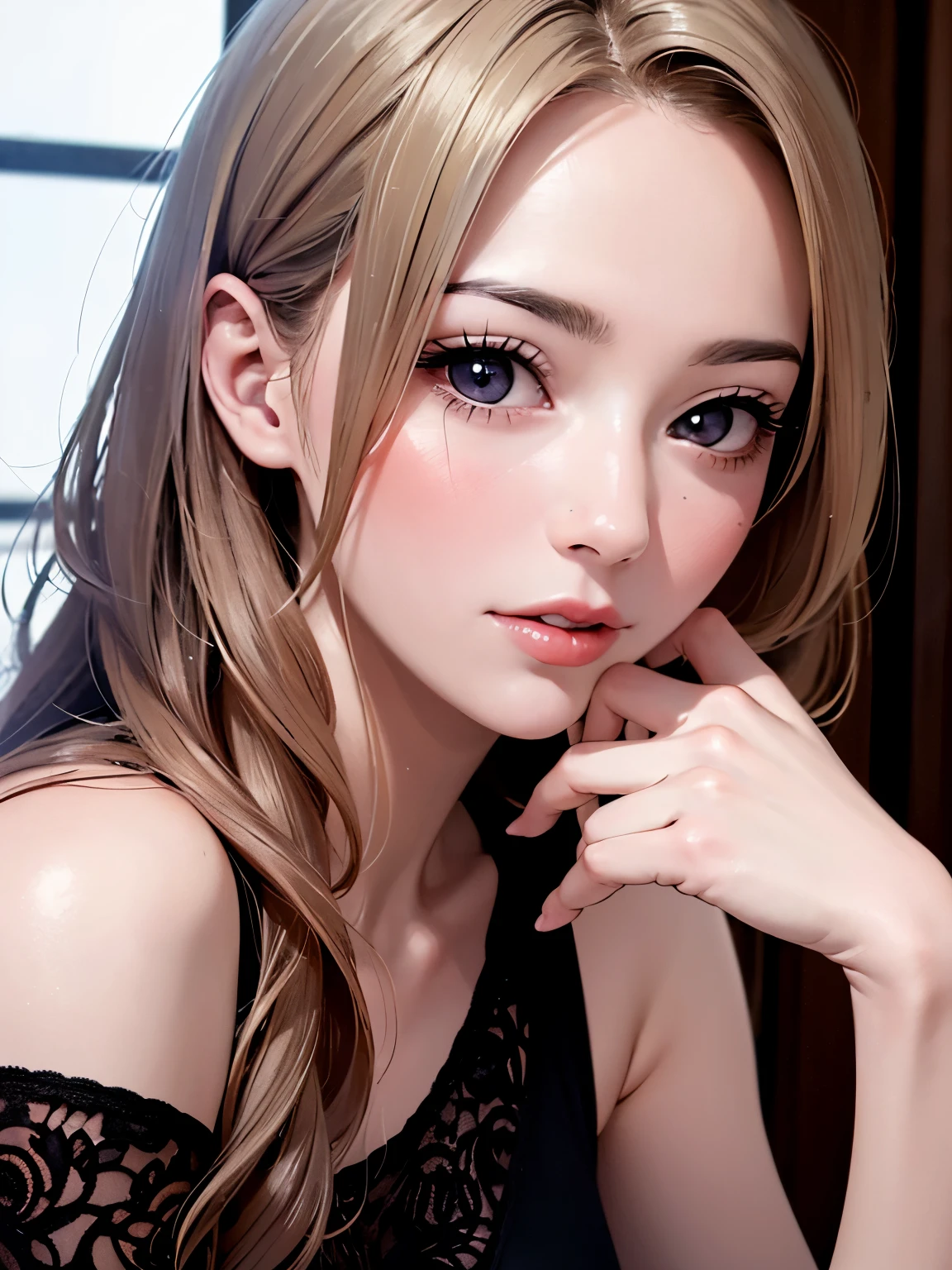 ((masterpiece, highest quality, Super fine, High resolution)), alone, beautiful girl, shining eyes, perfect eyes, 15 years old, 5 fingers on hand, Silver theme,