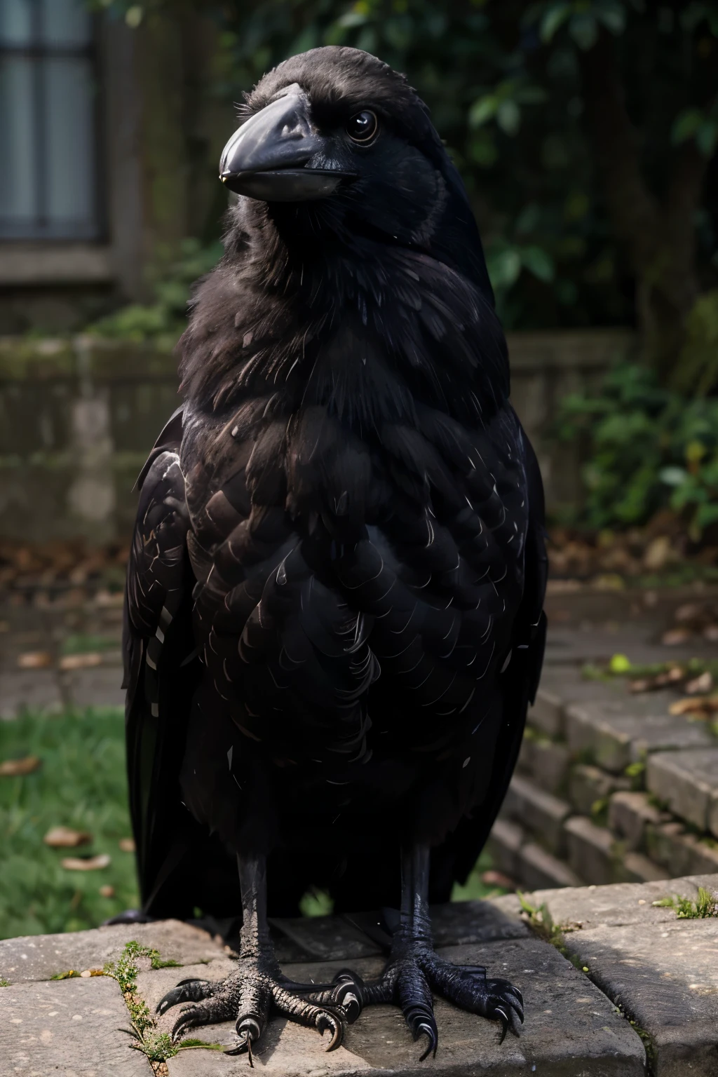 A crow haven, big crow, ((ultrarealism)),((crow haven)),((crow haven)),((crow haven)),((Hyperrealism)),((hyperrealistic crow))