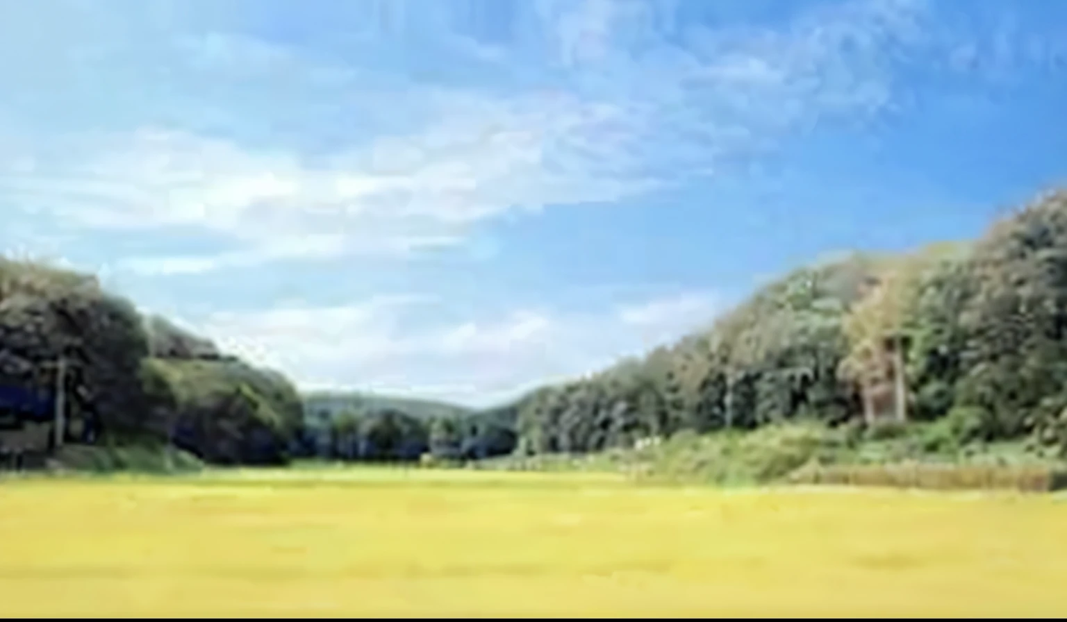 Ghibli anime touch idyllic rural scenery