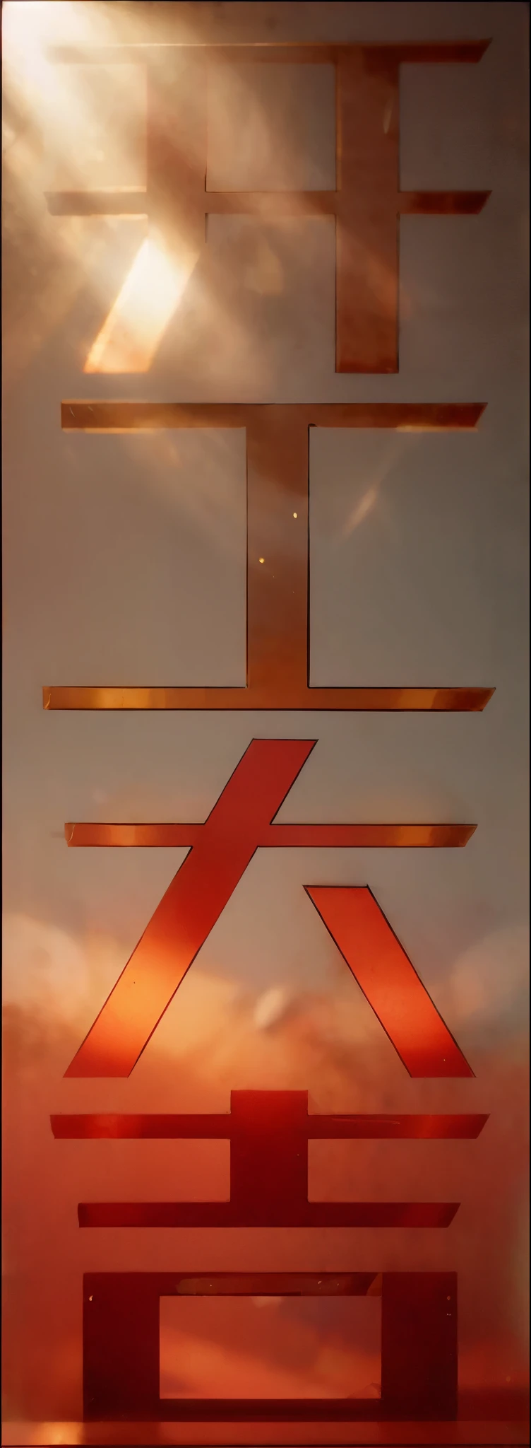 [Chinese character], (Detailed font characteristics:1.3),
(16k, masterpiece, best quality: 1.2), (Surrealism, Ultra-detailed and intricate realism: 1.3), (wide depth of field, radiation mapping, Ray tracing, divine light: 1.2), red background,high dynamic range, vivid, Rich details, Crisp shadows and highlights, actual, intense, Enhance contrast,