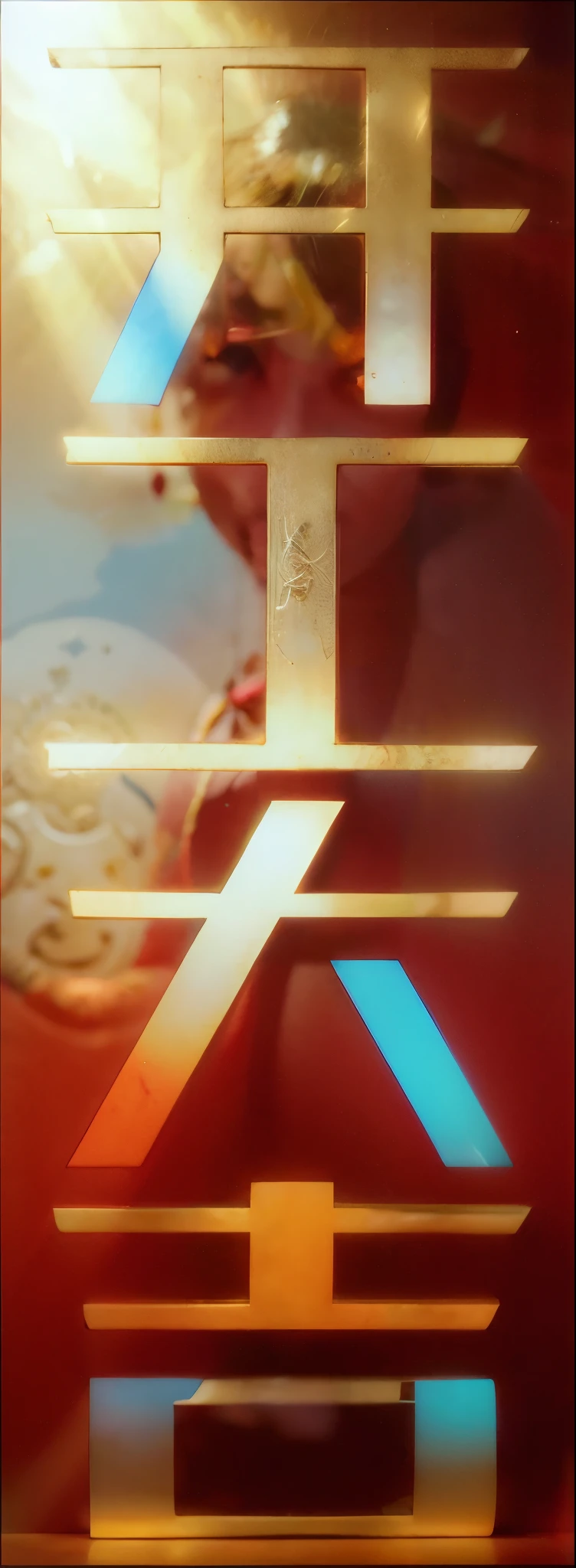 [Chinese character], (Detailed font characteristics:1.3),
(16k, masterpiece, best quality: 1.2), (Surrealism, Ultra-detailed and intricate realism: 1.3), (wide depth of field, radiation mapping, Ray tracing, divine light: 1.2), red background,high dynamic range, vivid, Rich details, Crisp shadows and highlights, actual, intense, Enhance contrast,
