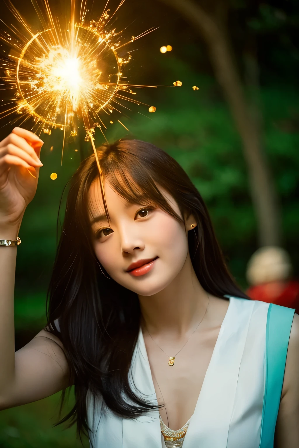 The moment when a beautiful woman becomes a god、high quality