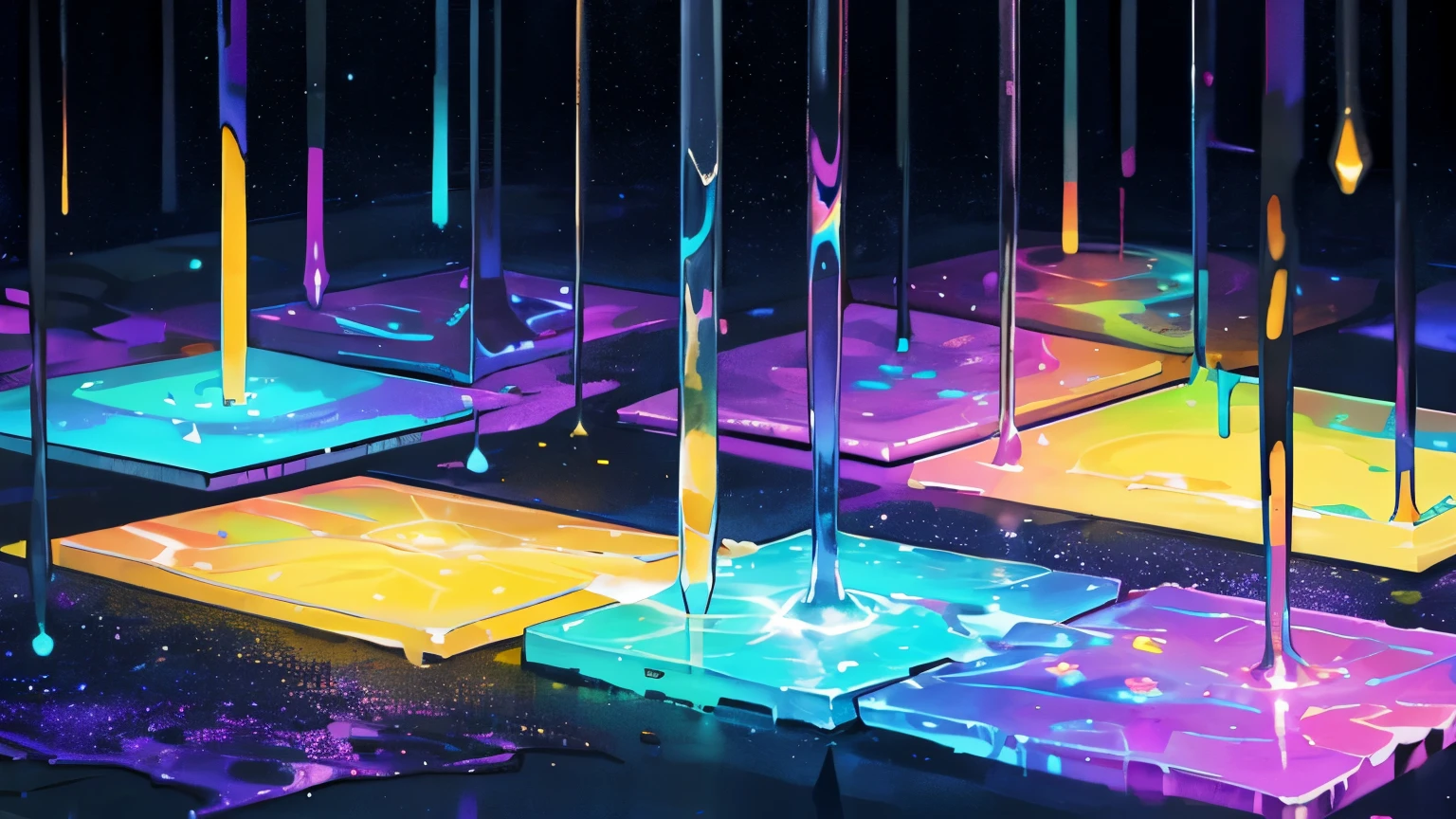background, abstract, nebula lights, prism lights, holographic, fading background, acrylic pour, low contrast, dimmed colors, abstract acrylic art