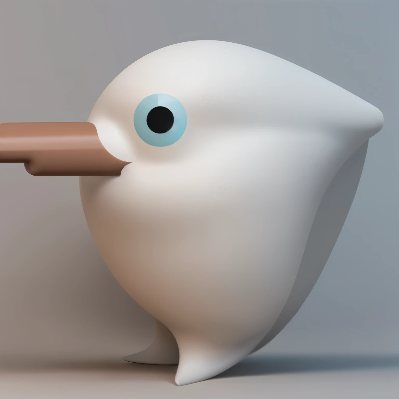 Generated from reference diagrams,Picture color feathers,mouth picture color,Lovely 3D rendering,seagull,C4D,Reference drawing prototype