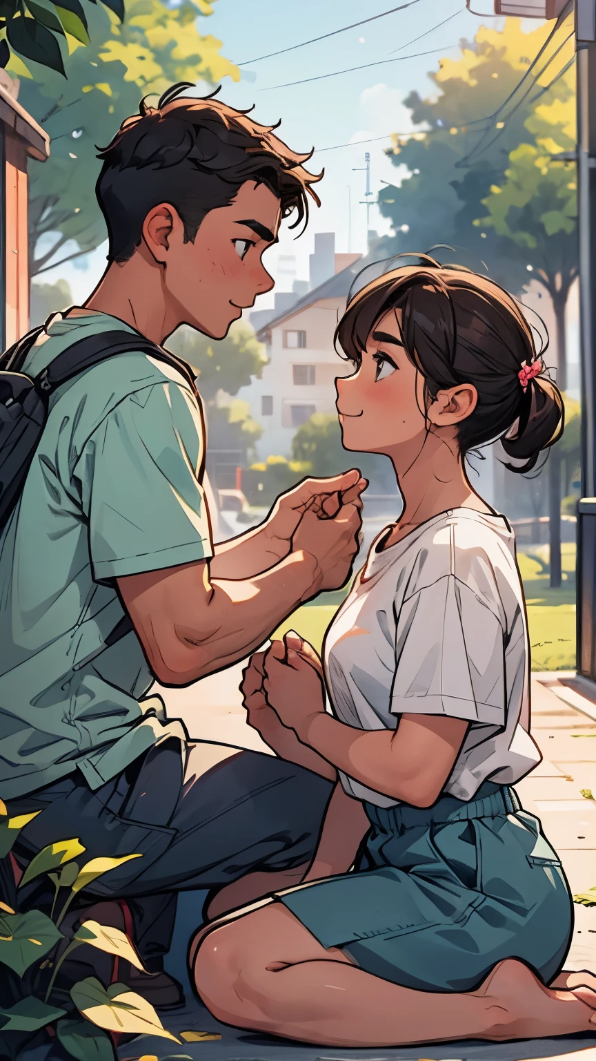 a 18 year old boy propose a girl