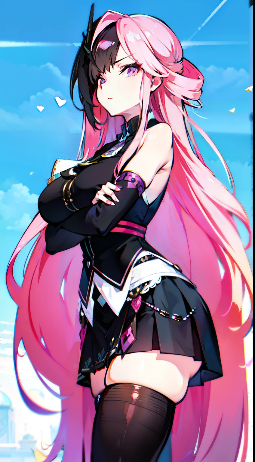 Anime girl with long purple hair and pink gloves, anime manga robot!! Anime Girl, Marin Kitagawa Fan Art, (Anime Girl), Anime Moe Art Style, Anime Style, Anime Best Girl, Anime !!!!!!!!!!!!!!!, Zero Chan Art, Anime Girl, Cute Anime Manga Style, Anime Art Style, Cute Anime Girl [Guess no Ko], Yokoyari Mengo, Idol Singer, Blue Sky, Sunset