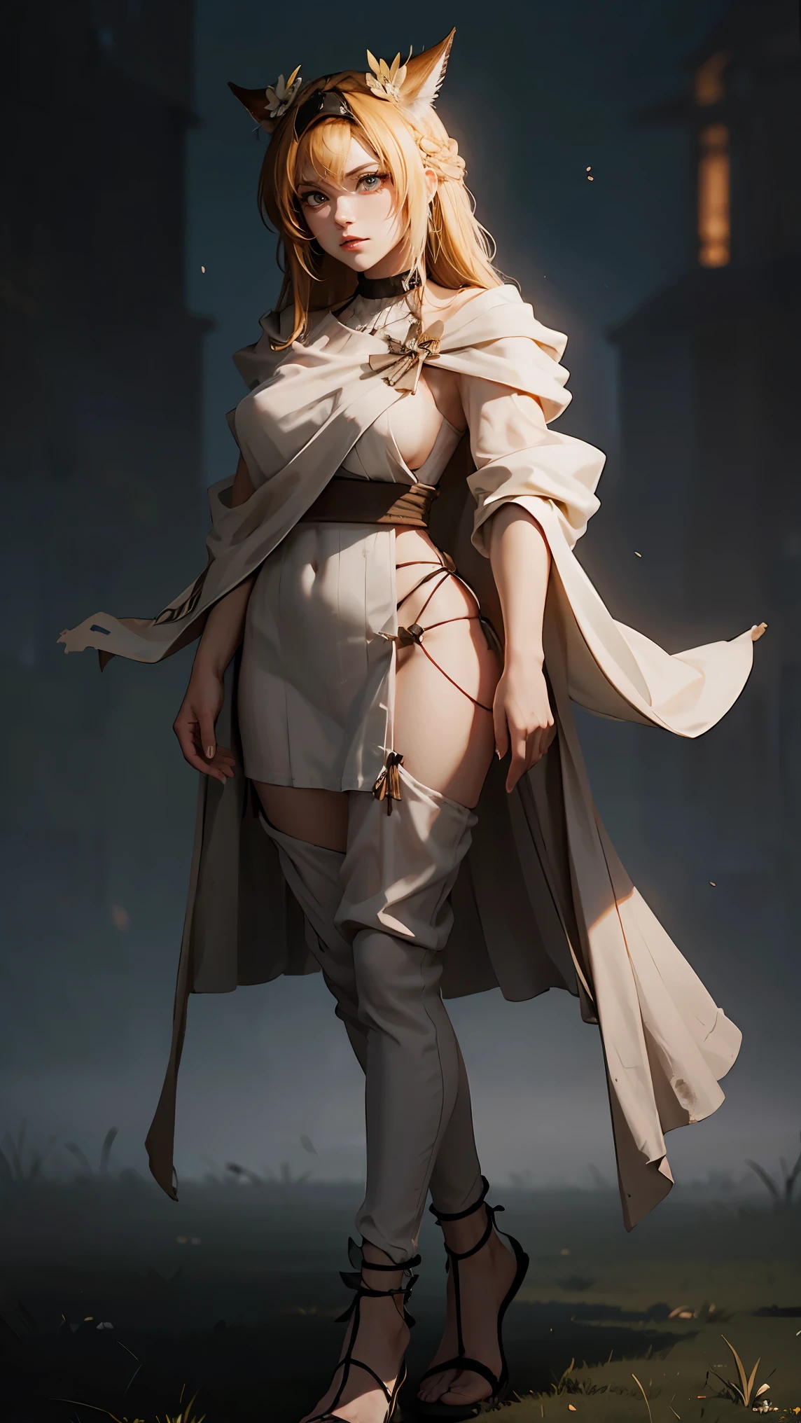 ((Horn, Arknights)), ((Top Quality: 1.4)) ,intricate details,(Unparalleled Masterpiece),(Ultra High Definition),(Ultra-Realistic 8k CG) ,beautiful female, highly detailed body , highly detailed, highly detailed clothes , eerie white light makes gradient of shadows and adds depth to images, (magic mysterious background, glowing particles, ethereal fog, faint darkness), hype realistic cover photo awesome full color, Cinematic, (hyper detail: 1.2),, perfect anatomy,(full body image:1.5)