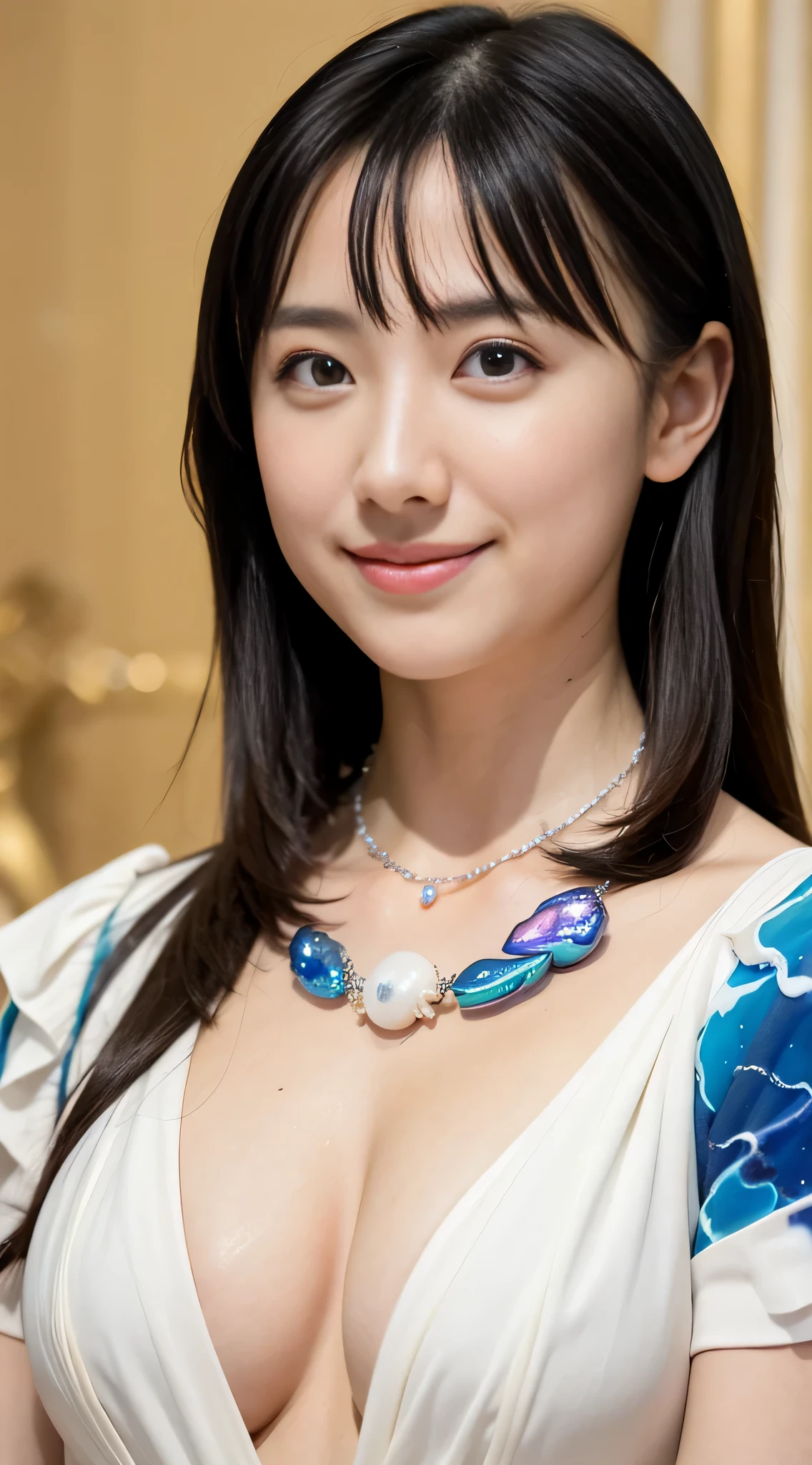 (one beautiful teenage italian girl:1.6), 8K Portraits, 最high quality, very high resolution,((Take a sexy pose in a micro bikini)), ((Dim studio shooting))、((Beautiful face with soft indirect lighting and few shadows、beautiful skin))、 (((dim background:1.6))), ((Beautiful hair backlit))、((beauty of movies))), (get used to it iridescent micro bikini with beautiful fractal or marble design:1.5), incredibly spectacular scene, ((get used to it)), ((fantasy)), Focus face, (((emilia clarke:0.6))), (((emma watson:0.3))), (((jennifer connelly:0.4))), ( face:1.5), Elegant face, (sexy and glamorous:1.1), (coquettish expression:1.6), (smile seductively:1.6), (whole body), (erotic pose:1.6), (model pose:1.6), beautiful seductive face, portrait, (thick eyebrows:1.4), (big scarlet eyes:1.2), Beautiful eyes with high bilateral symmetry, (highly detailed eyes:1.4), (high resolution blue eyes:1.1), intimate face, (Highly detailed skin texture:1.4), white skin, perfect anatomy, thin, (Beautiful toned body:1.5), hair ribbon, (moist skin:1.2), no makeup, (bear:1.1), excellent anatomy, nice, sweet, (A delicately crafted necklace is wrapped around her neck.......), (nffsw:1.5), Hyper get used to it, beautiful black hair, (She is adorned with jewels、She wears a gauntlet with a delicate and very beautiful design...。..:1.1), ((high quality))