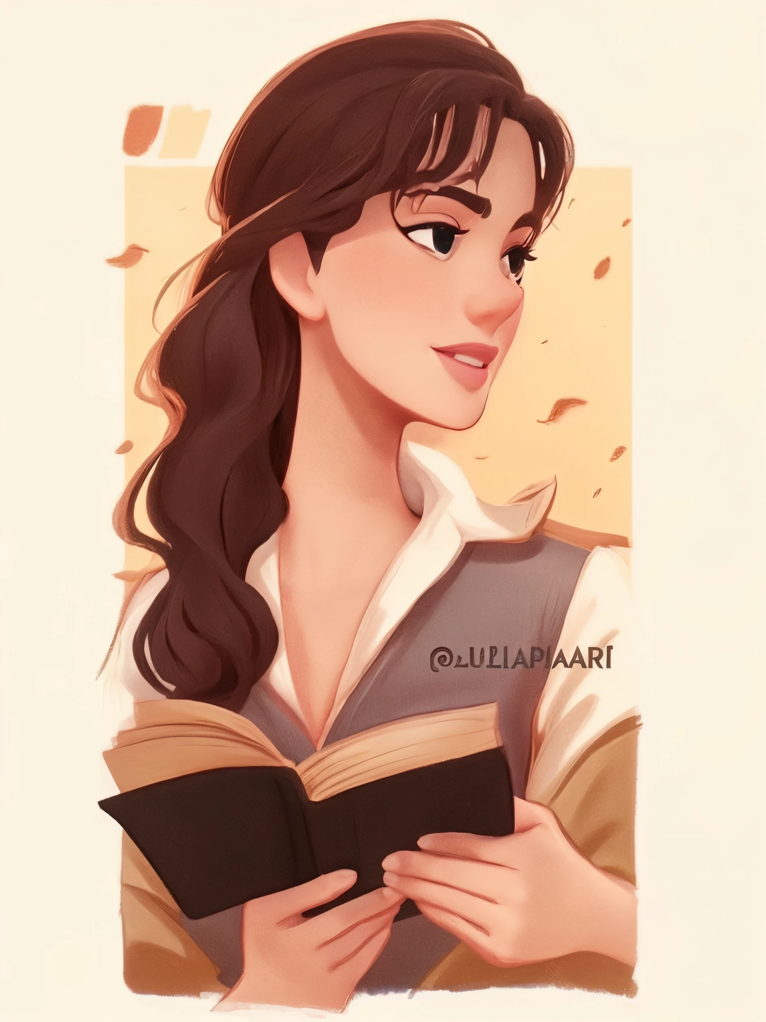 Uma mulher estilo Disney pixar, alta qualidade, melhor qualidade 