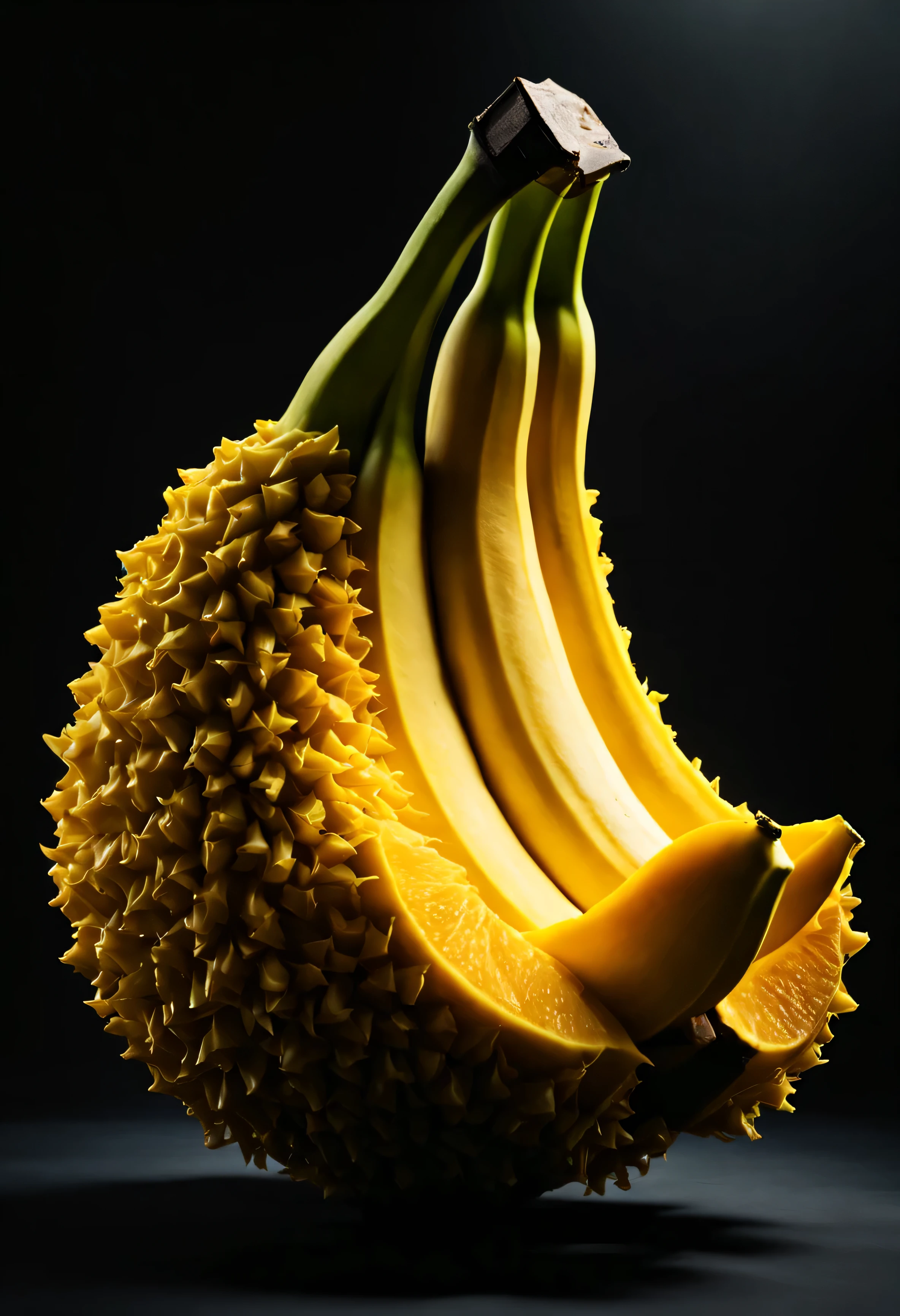 The chemist's latest experiment has yielded unexpected results - a banana that looks like a jackfruit, an orange that resembles a mango, and a mango that takes the form of a banana. Explore this strange world and discover the endless possibilities of nature and science combined. a masterpiece, incredible composition, amazing depth, imposing, meticulously composed, 8k, Shot on a Hasselblad medium format camera with a 100mm lens. Unmistakable to a photograph. Cinematic lighting. Photographed by Tim Walker, –ar 4:5 –s 750 –niji 5 –v 5 –q2 -Shader’s --Post Processing --Post-Production --Cell Shading --Tone Mapping --CGI --VFX --SFX --insanely detailed and intricate --hyper maximalist --elegant --dynamic pose --photography --volumetric --ultra-detailed --intricate details --super detailed --ambient –uplight