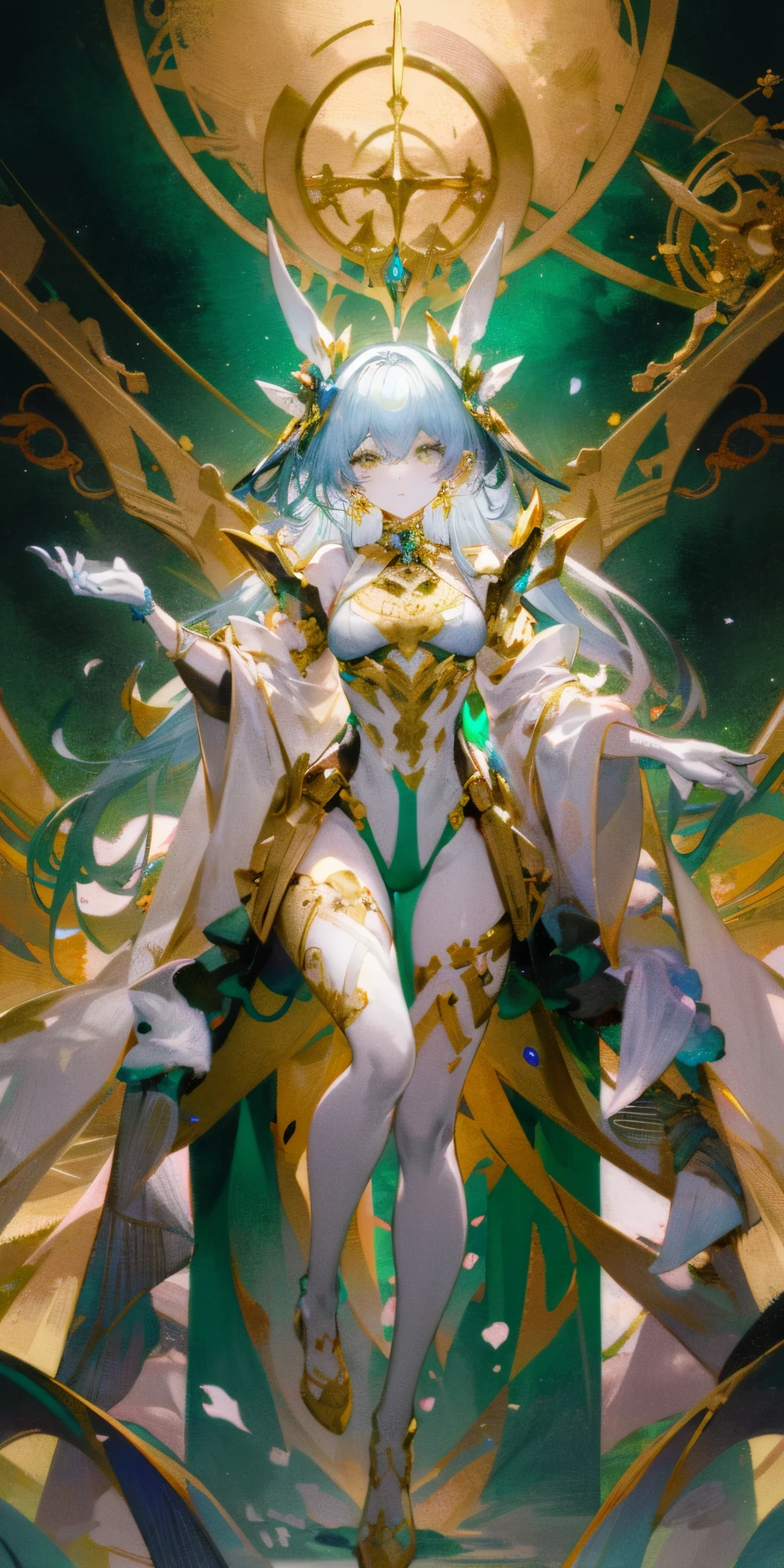 (masterpiece,top quality,best quality,official art,Beauty and Aesthetics:1.2),(1 girl:1.3),The content is very detailed,(fractal art:1.1),(a color:1.1)(flowering:1.3),most detailed,( Zentangle:1.2), (dynamic poses), (abstract background:1.3), (shiny skin), (Many colors:1.4), ,(earrings:1.4),exposed