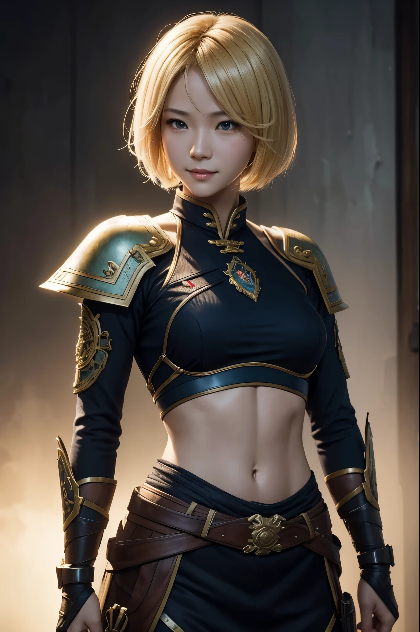 8K,A woman wearing leather clothes holds a sword, by Jan J., Artjam and Ati Gailan, Written by Ruan Jia and Stanley Artgerm, Artjam and Luan Jia, Chengwei Pan at Art Station, Written by Ren May, Written by Fan Chi, fan art best art station, beautiful character drawings, Written by Li Song, great character art,masterpiece,Photorealistic RAW photos of the highest quality。bright colors,rich colors, Backlight, cinematic lighting, film grain, to be born, 50mm lens, Nikon D850,realistic skin,fantasy art,Close-up,
