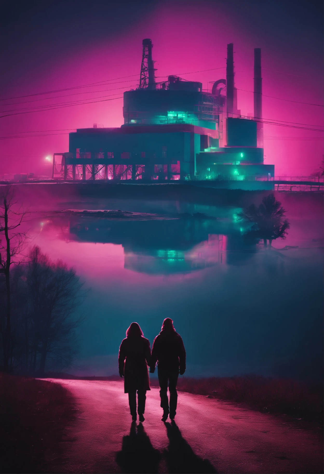 Stalker shadow of Chernobyl stalker 80s synthwave style