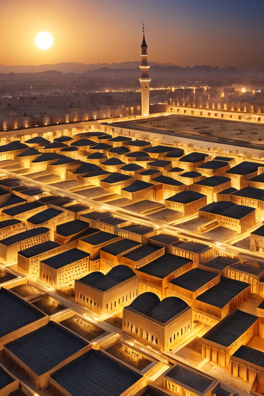 Buildings of the Quraish nation during the time of the prophet Muhammad