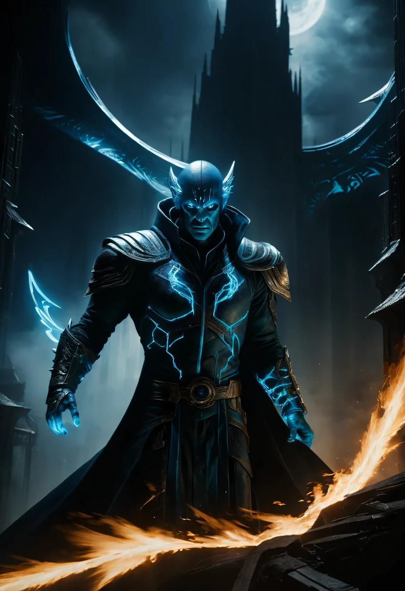 actual photo of raziel (flight:1.3) in dark city, dark fantasy style, ,high resolution, (detailed actual image:1), Crazy details, soft, hero, (expressive face, Detailed face:1), (actual:1), (photoactual, photo-actual:1), full color, (3d:1), (Very detailed:1.2), masterpiece, 8K Ultra HD,