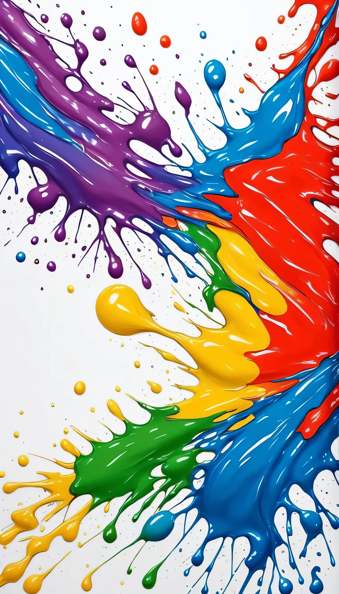 a close up of a colorful liquid splash on a white background, paint drops, paint splash, splashes of color, liquid painting, colorful paint, splashes of colors, paint pour, philosophical splashes of colors, paint spill, colored paint, paint splashes, colorful ink, unstirred paint, pour paint, splash of paint down center, color ink