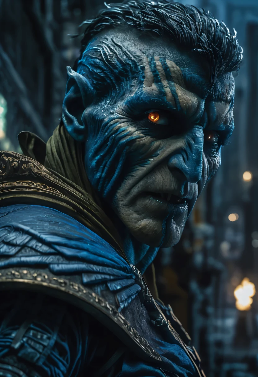 actual photo of raziel (flight:1.3) in dark city, dark fantasy style, ,high resolution, (detailed actual image:1), Crazy details, soft, hero, (expressive face, Detailed face:1), (actual:1), (photoactual, photo-actual:1), full color, (3d:1), (Very detailed:1.2), masterpiece, 8K Ultra HD,