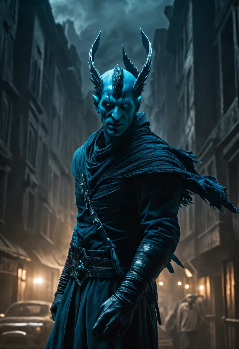 actual photo of raziel (flight:1.3) in dark city, dark fantasy style, ,high resolution, (detailed actual image:1), Crazy details, soft, hero, (expressive face, Detailed face:1), (actual:1), (photoactual, photo-actual:1), full color, (3d:1), (Very detailed:1.2), masterpiece, 8K Ultra HD,