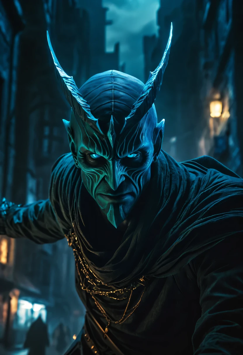 actual photo of raziel (flight:1.3) in dark city, dark fantasy style, ,high resolution, (detailed actual image:1), Crazy details, soft, student, (expressive face, Detailed face:1), (actual:1), (photoactual, photo-actual:1), full color, (3d:1), (Very detailed:1.2), masterpiece, 8K Ultra HD,