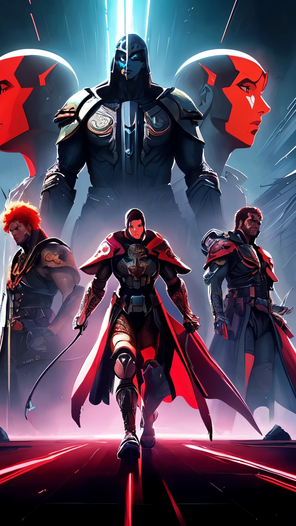 Heros of Another World, (best quality, masterpiece, Representative work, official art, Professional, Ultra intricate detailed, 8k)