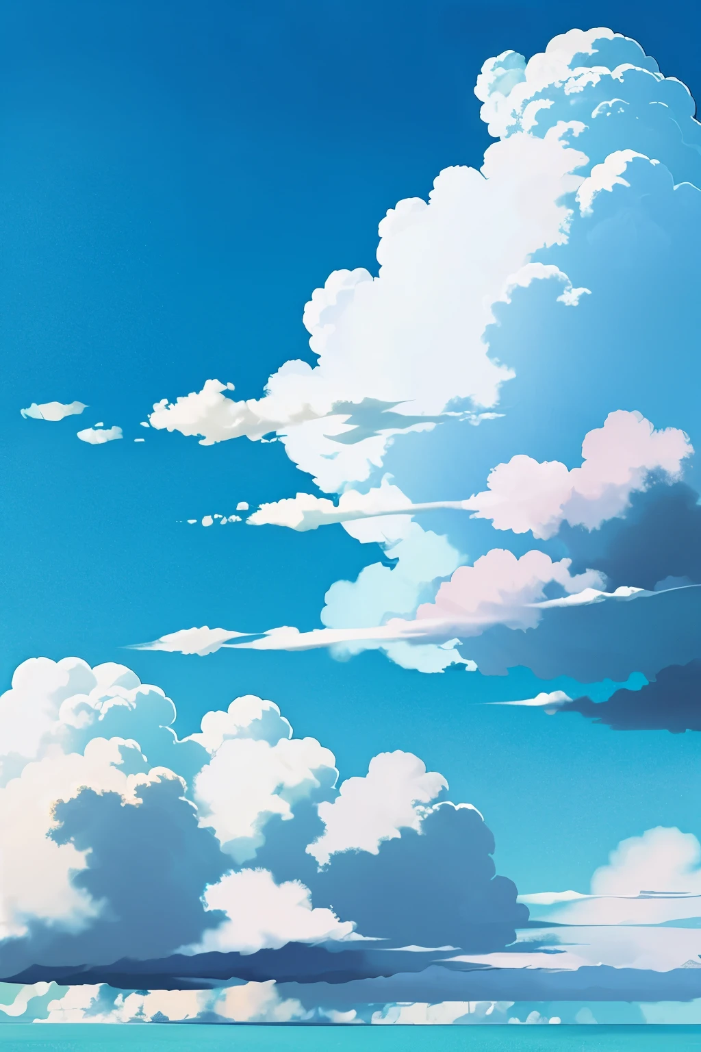 morning sky clouds background
