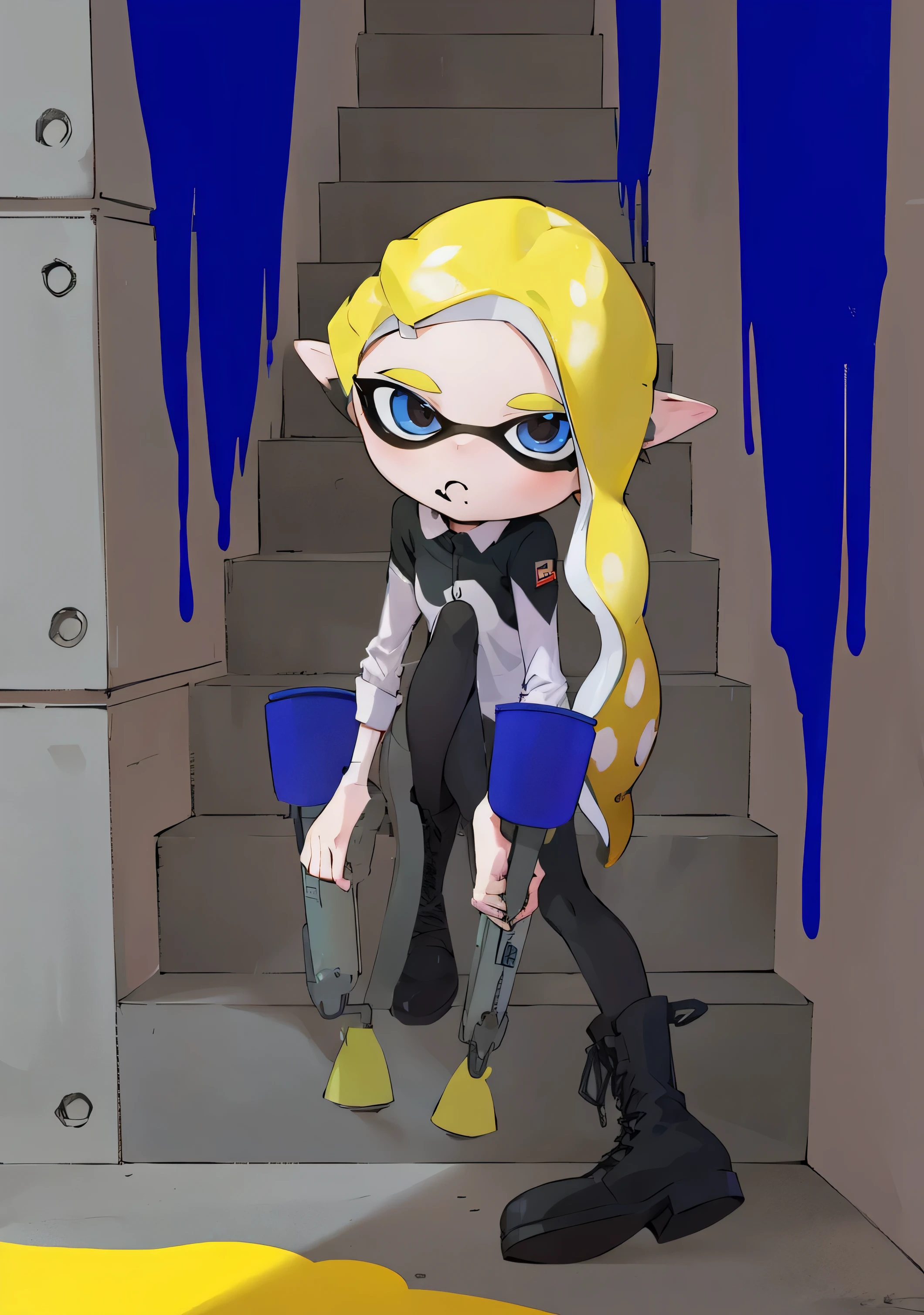 Splatoon concrete stage ink