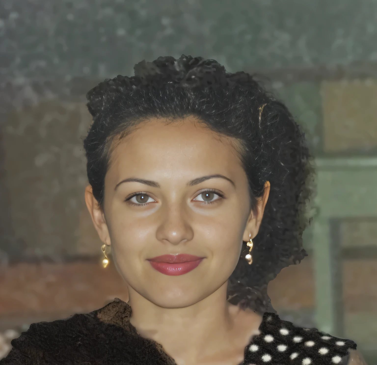 hay una mujer con un vestido de lunares , taken in the late 1980s, taken in the early 1990s, taken in the mid 2000s, taken in the late 2000s, foto granulada de una mujer fea, taken in the early 2020s
