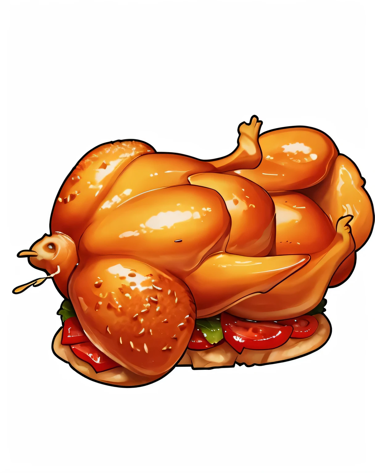 烧chicken,Have an appetite,HD,4k,traditional food,chicken