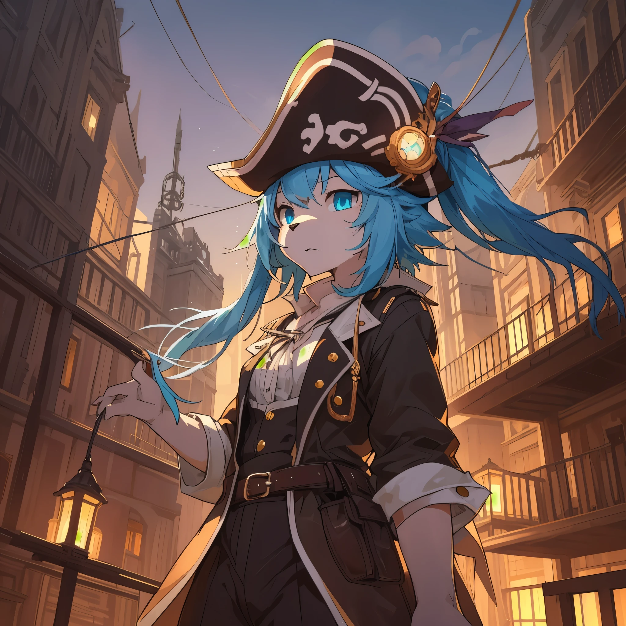top quality, best quality, High-quality illustrations, masterpiece, super high resolution, detailed background, Hospitals with power outages, Spooky creatures, Pirate Ship, a pirate, 6+boys, 6+girls, absurdres(highly detailed beautiful face and eyes)perfect anatomy, expression, good lighting, cinematic shadow(kemono, furry anthro),