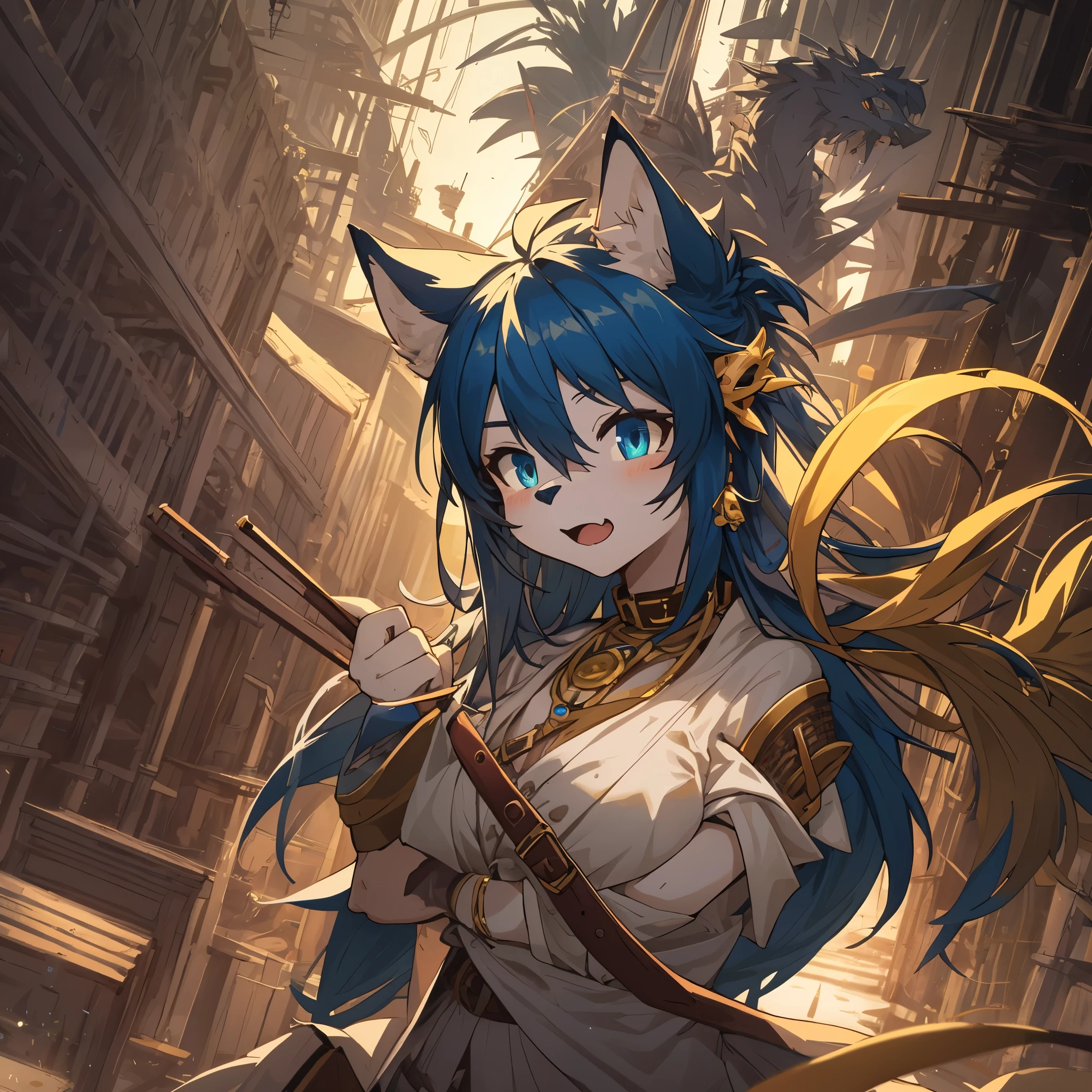 top quality, best quality, High-quality illustrations, masterpiece, super high resolution, detailed background, Hospitals with power outages, Spooky creatures, Pirate Ship, a pirate, 6+boys, 6+girls, absurdres(highly detailed beautiful face and eyes)perfect anatomy, expression, good lighting, cinematic shadow(kemono, furry anthro),