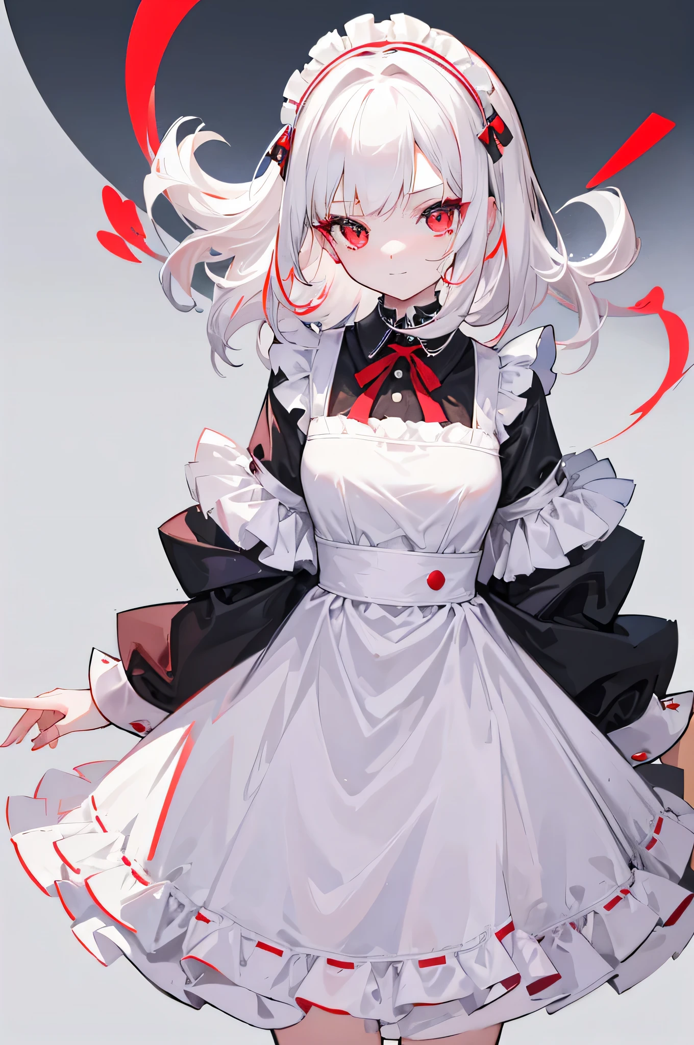 girl dressed as a maid