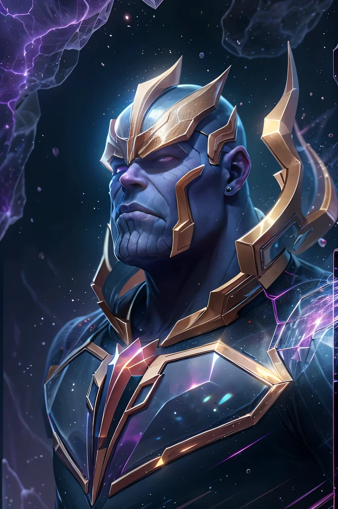 Translucent ethereal Thanos