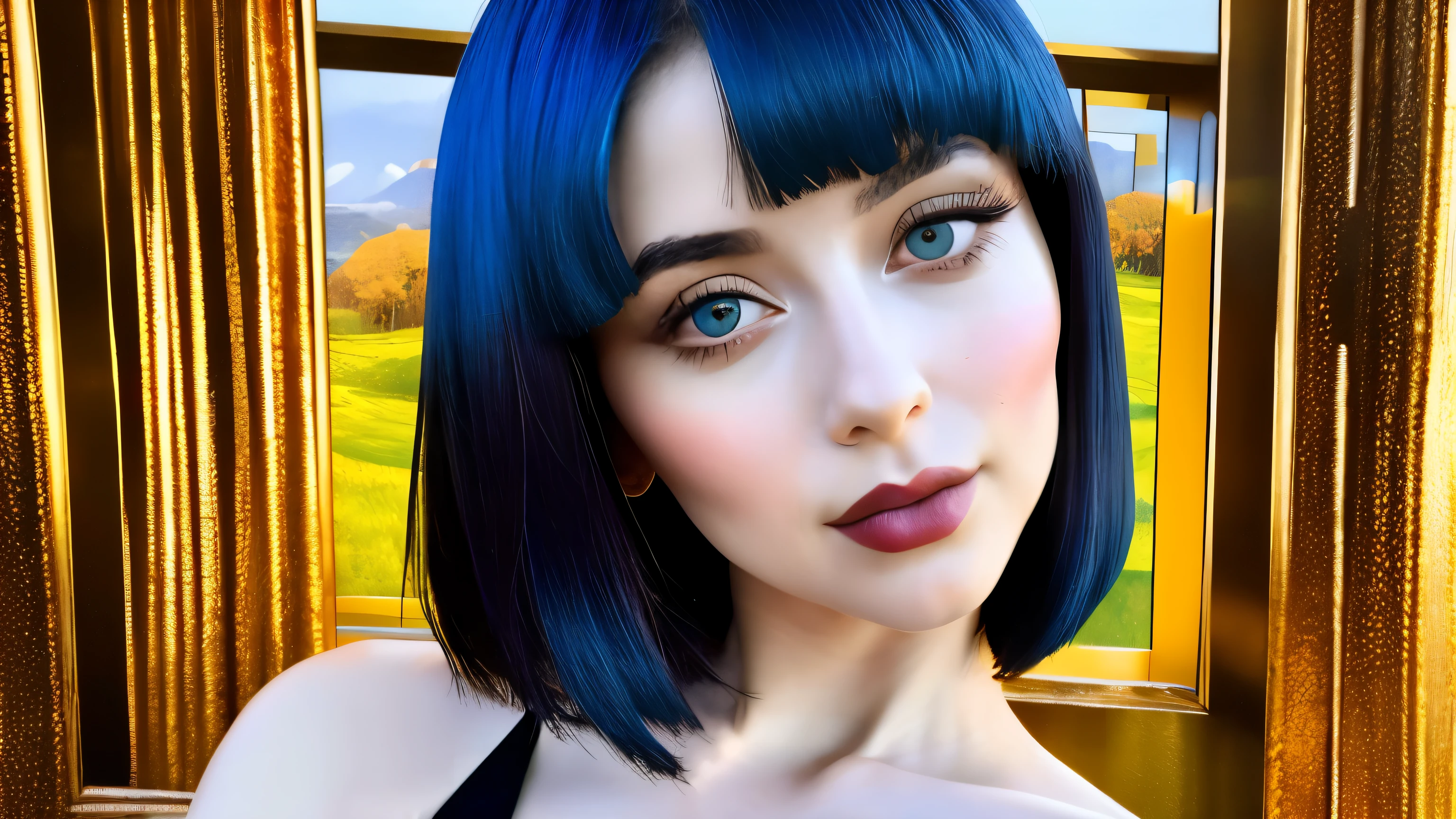 estilo abe bi, Mulher, Sozinho, stripper, cabelo azul claro, Olhos azuis escuros, rosto detalhado, 
([Julianne Hough|Megan Raposa|Cristina Hendricks]:0.8), (swollen lips :0.9), 
obra de arte, profissional, alta qualidade, lindo, incredible, Gothic, 
Imagens Getty, miko, gigante, photoshoot, 4k, Realista, fundo detalhado, 
abominable, Vida real, por Walter Beach Humphrey, por Pierre Bonnard,