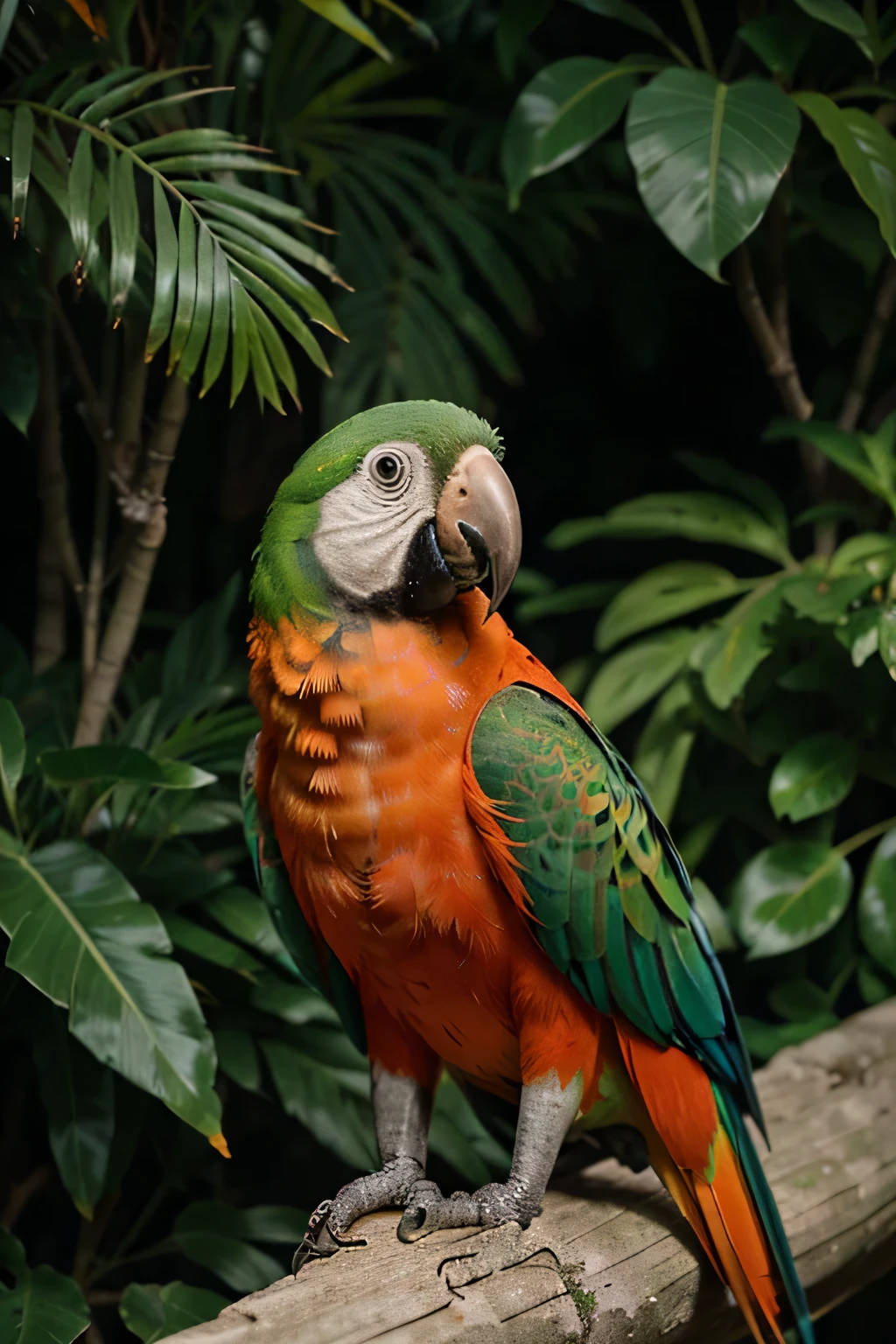 inseparable parrot, green and orange in colour, small in size, friendly, hd