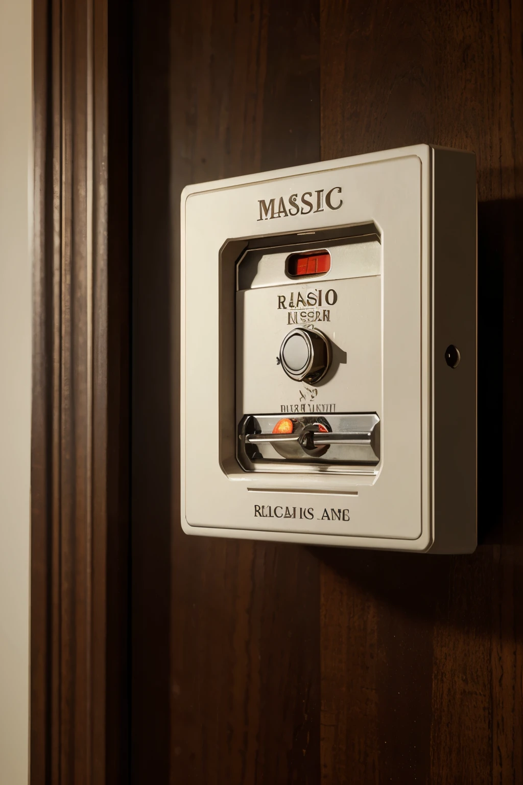 Realista, high resolution, masterpiece fire alarm, realismo