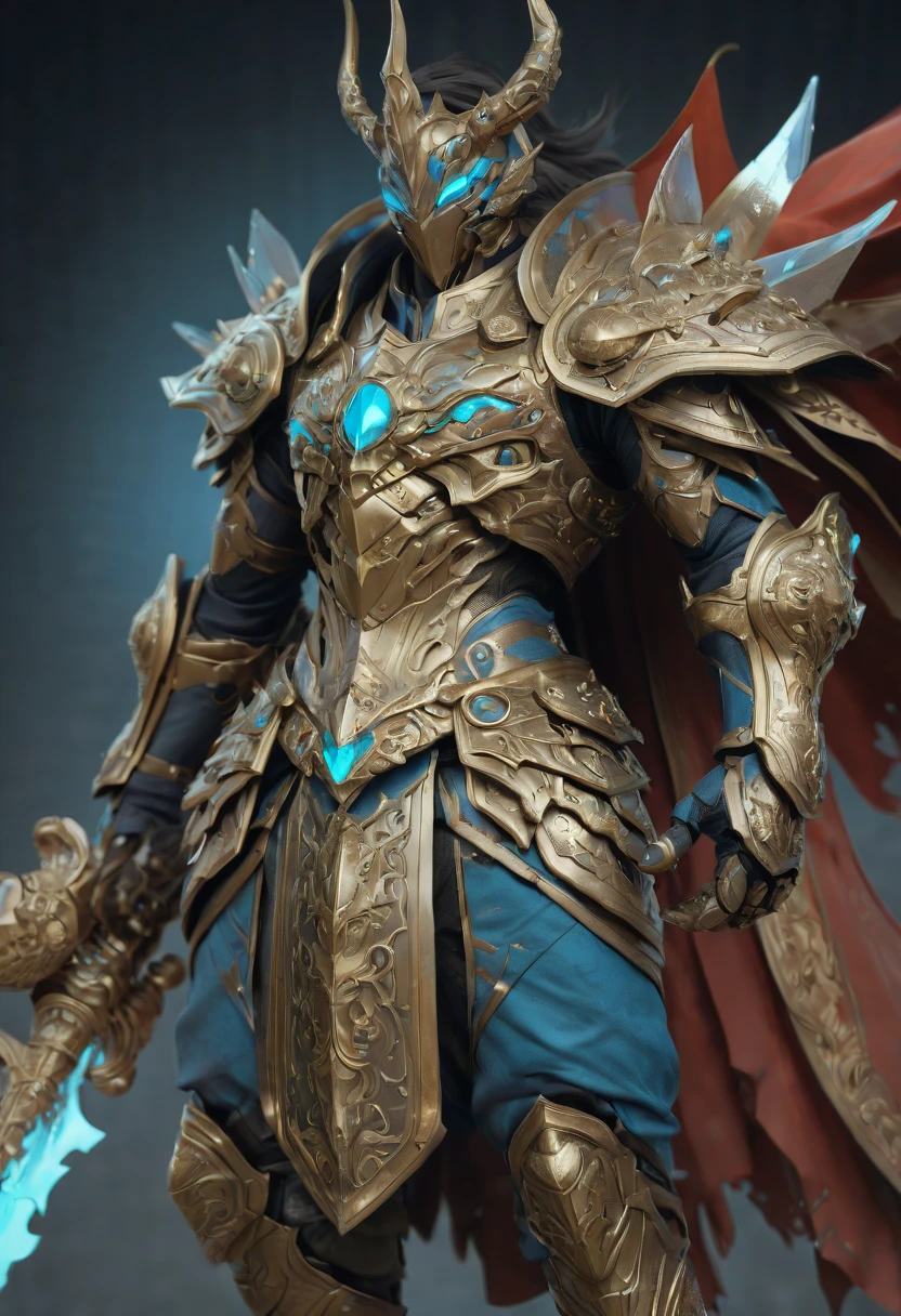 Hero of Another World, Gorgeous armor, (best quality, masterpiece, Representative work, official art, Professional, Ultra intricate detailed, 8k)