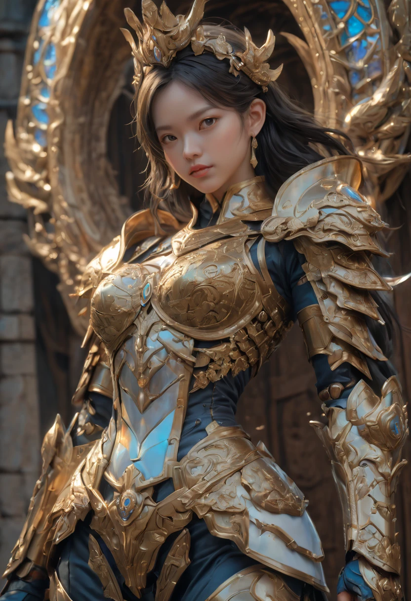 Hero of Another World, Gorgeous armor, (best quality, masterpiece, Representative work, official art, Professional, Ultra intricate detailed, 8k)