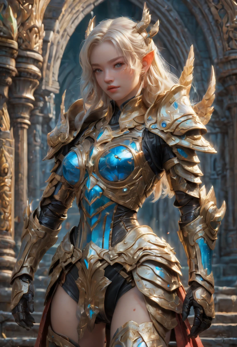 Hero of Another World, Gorgeous armor, (best quality, masterpiece, Representative work, official art, Professional, Ultra intricate detailed, 8k)