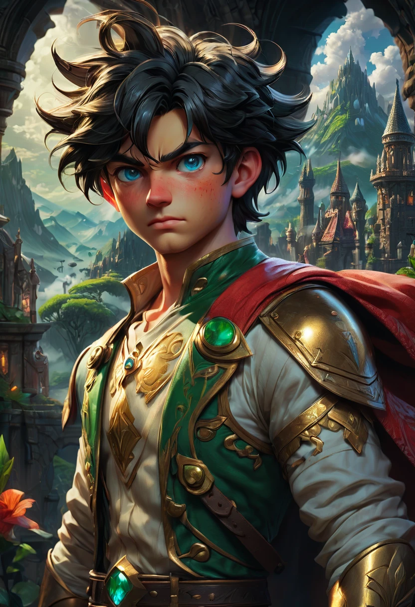 Hero of Another World, Weapon, fighting, battlefield, Motion Blur, best composition, (best quality, masterpiece, Representative work, official art, Professional, Ultra intricate detailed, 8k)