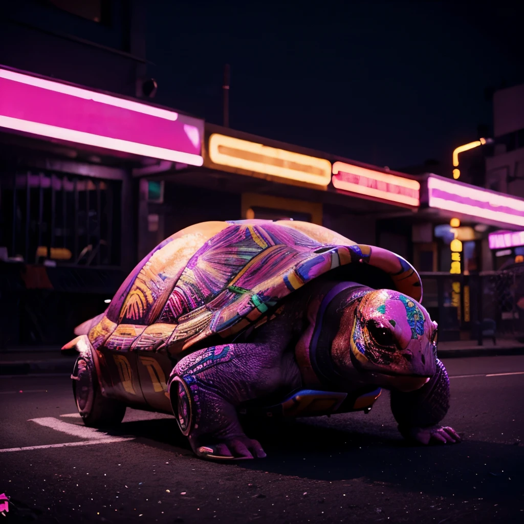 psychedelic
vibrant, neon cinematic, visually clear, magical 8K, highly detailed tortoise