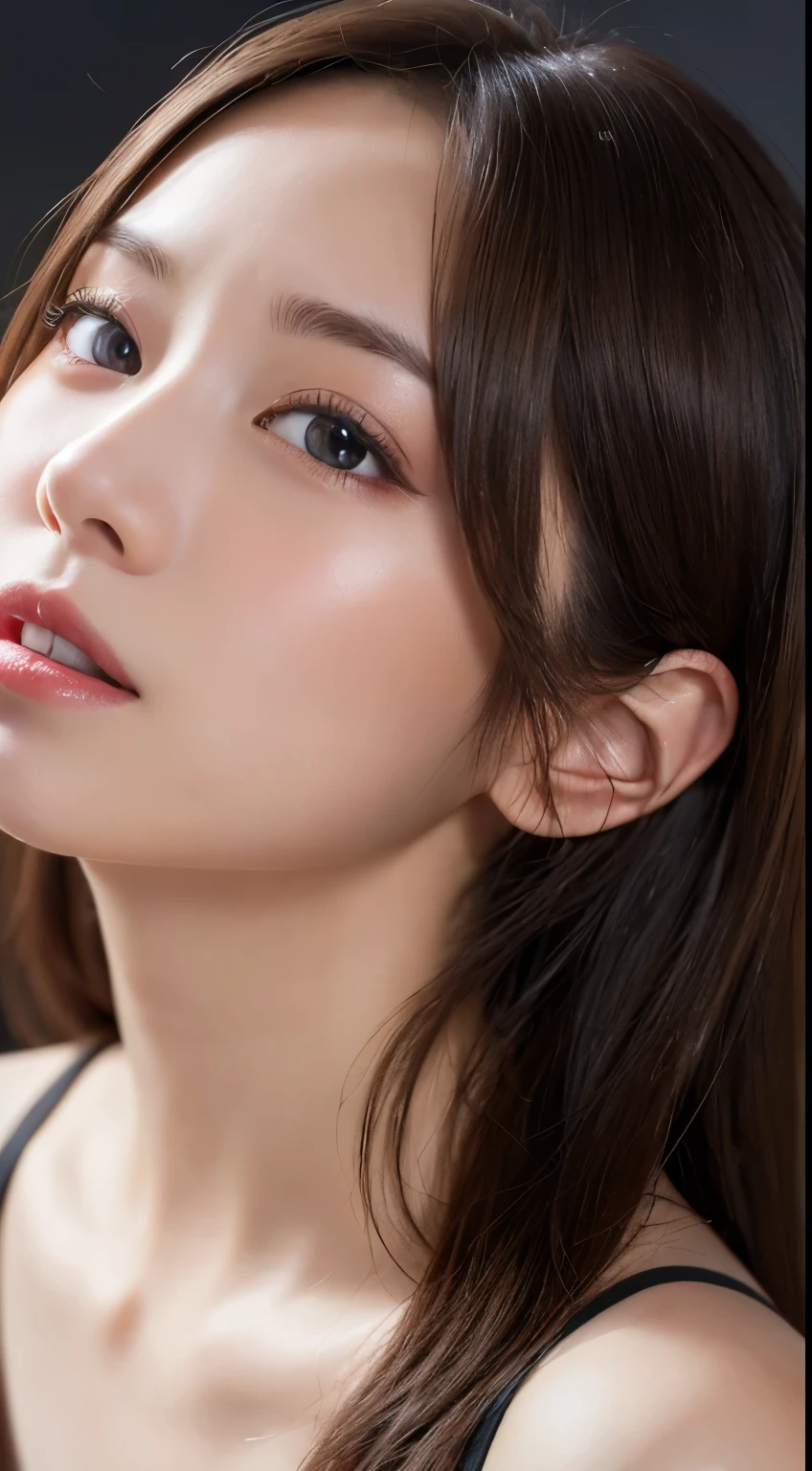 masutepiece, Best Quality, Illustration, Ultra-detailed, finely detail, hight resolution, 8K Wallpaper, Perfect dynamic composition, Beautiful detailed eyes , Hotel(Bet), Sexy face,Face feeling ecstasy,Face at the peak of sexual arousal,Excited face from sex